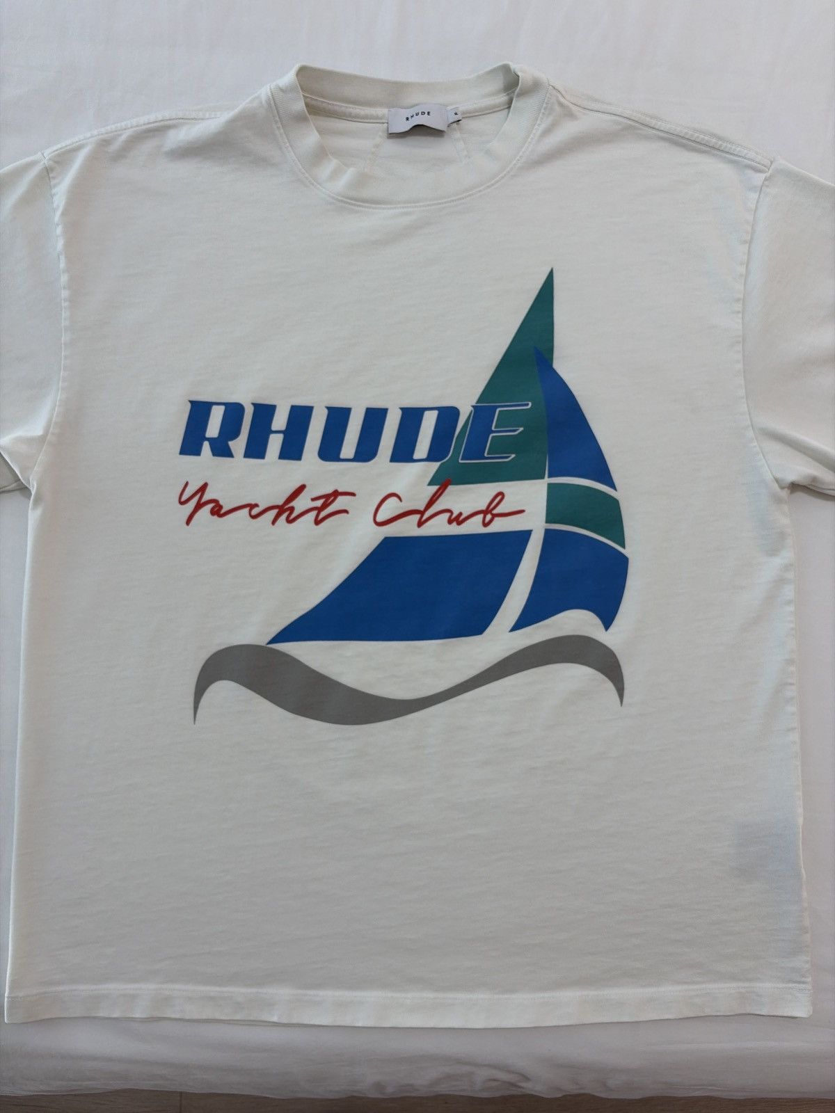 Rhude Rhude Yacht Club Sailboat Tee Size US XL / EU 56 / 4 - 4 Thumbnail