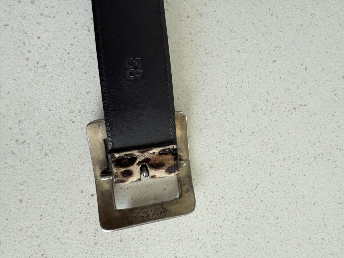 Chrome Hearts Chrome Hearts Cheetah Belt Size 38 - 6 Thumbnail