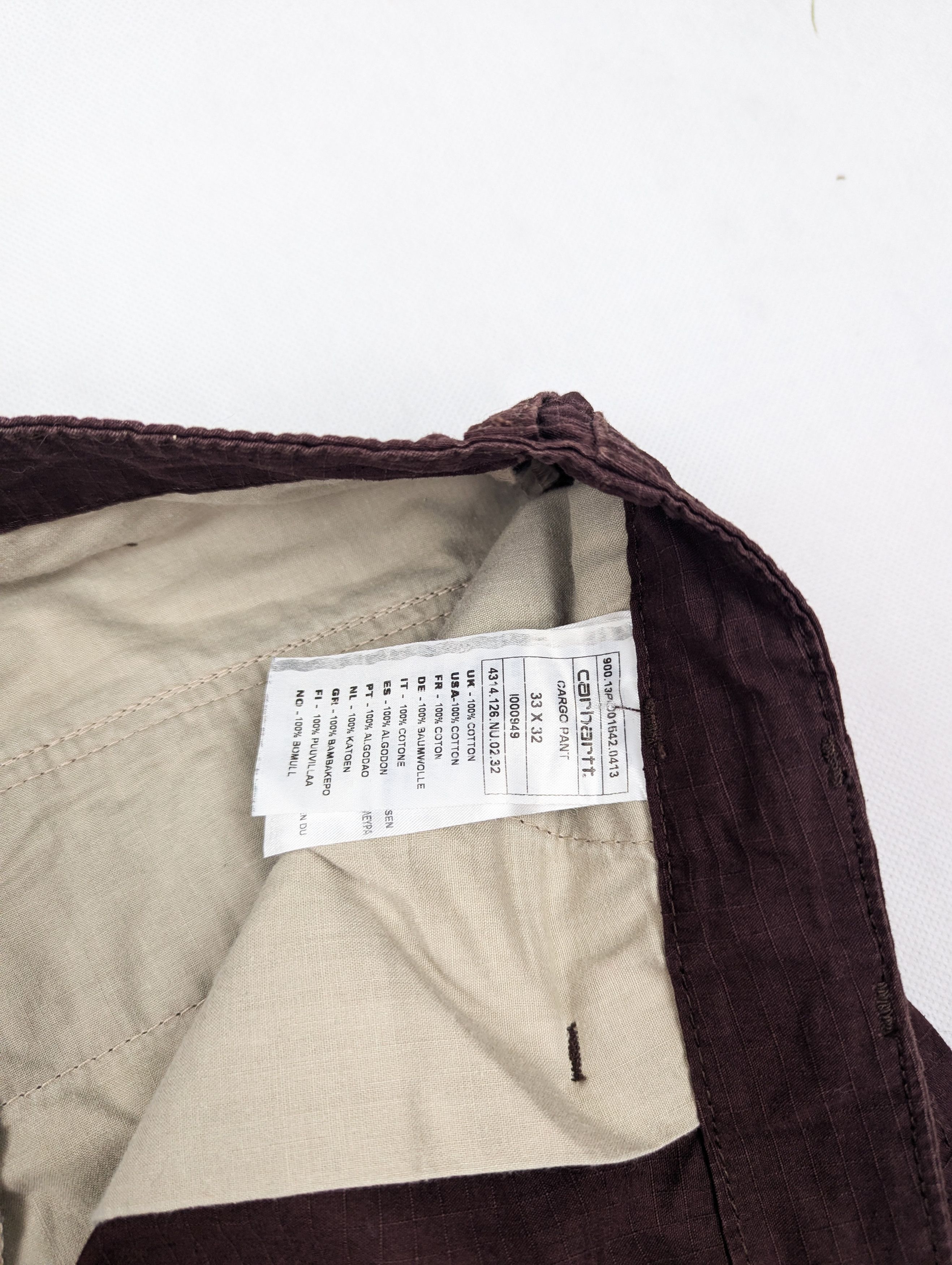 Carhartt Carhartt cargo pant burgundy 33/32 Size US 33 - 5 Thumbnail
