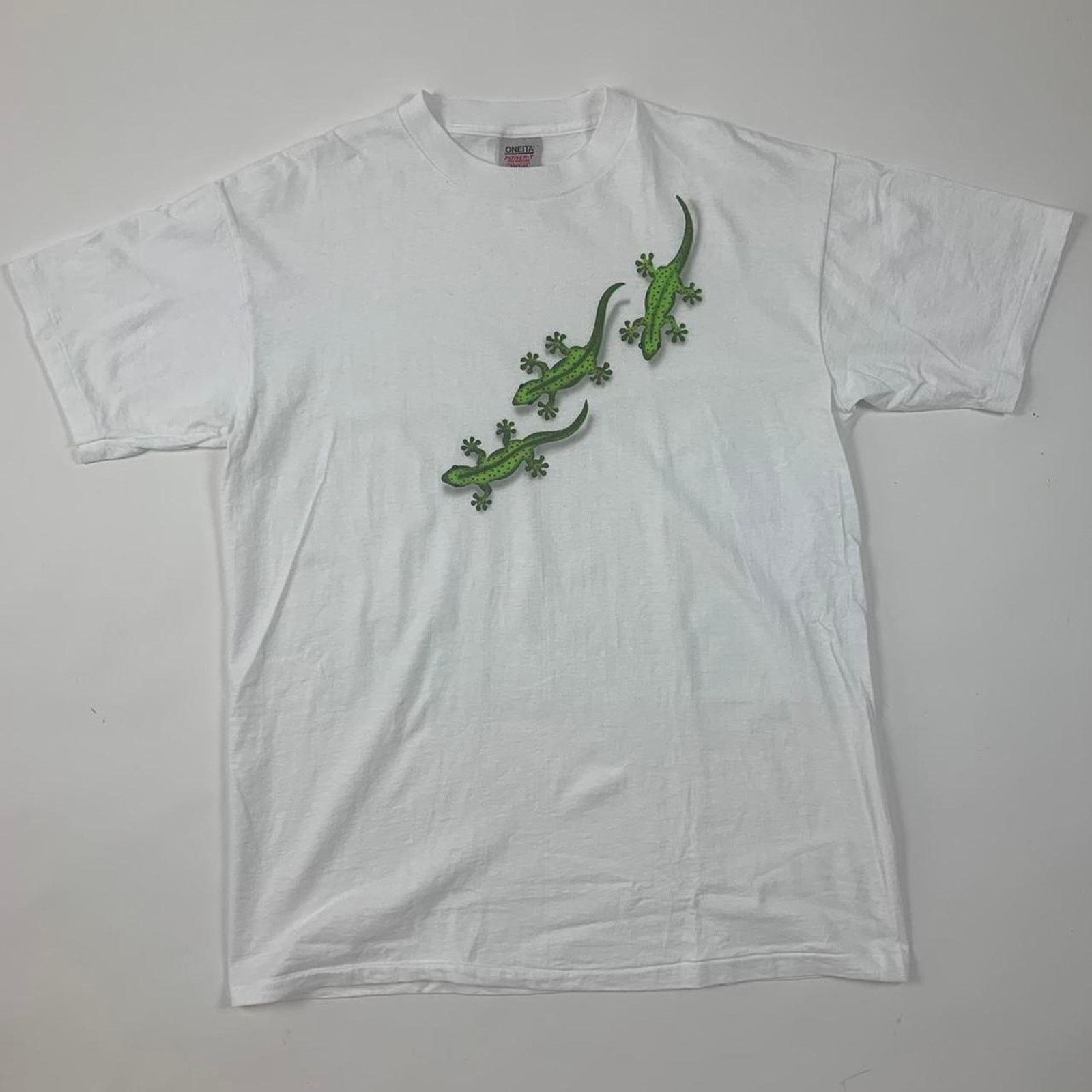 Vintage Vintage 90s Salamander T Shirt Size US XXL / EU 58 / 5 - 3 Thumbnail