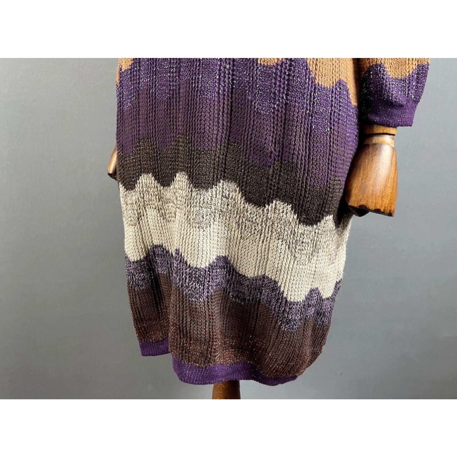 Missoni Missoni Lindex Womens Sweater Dress M Multicolor Cotton Long Sleeve Shirt Dress Size M / US 6-8 / IT 42-44 - 4 Thumbnail