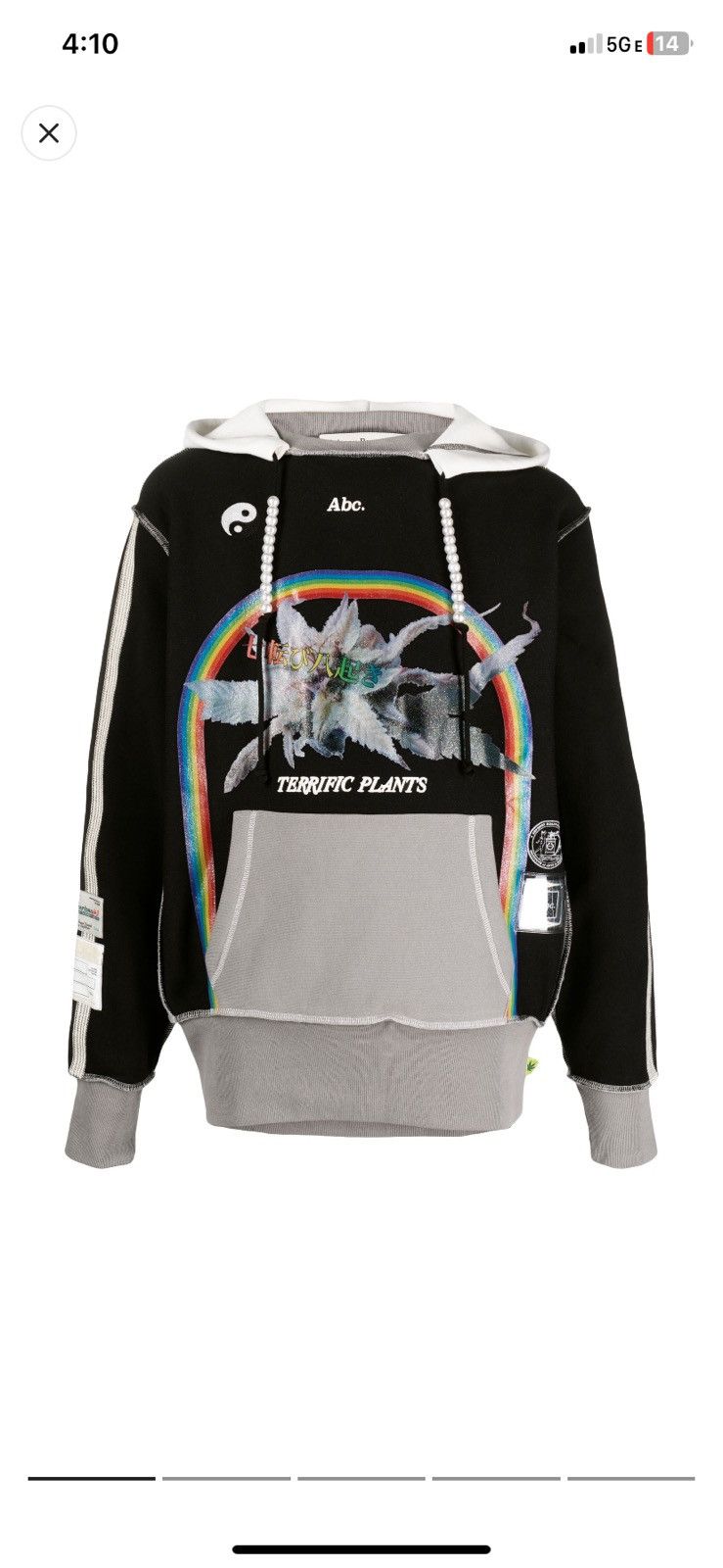 Advisory Board Crystals Terrific Plants Graphic Print Hoodie Size US M / EU 48-50 / 2 - 3 Thumbnail