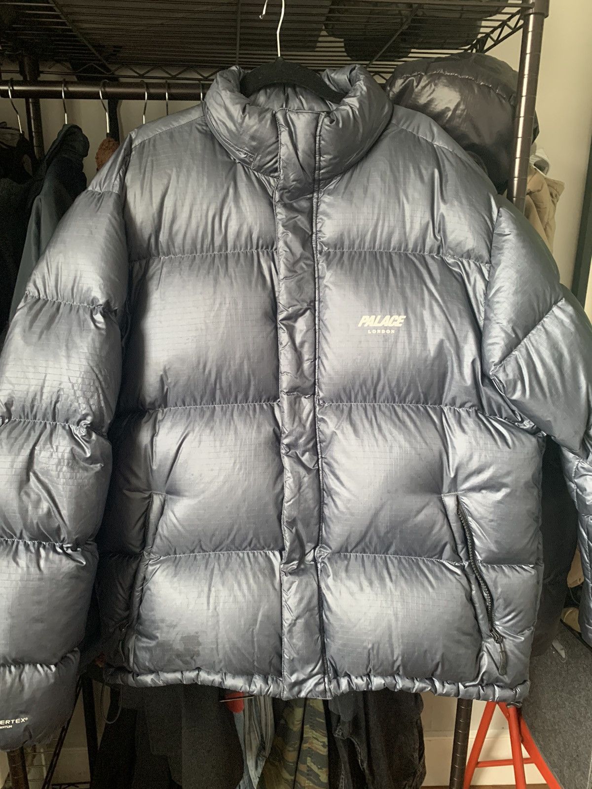 image of Outdoor Life x Palace Puffa in Blue, Men's (Size Medium)