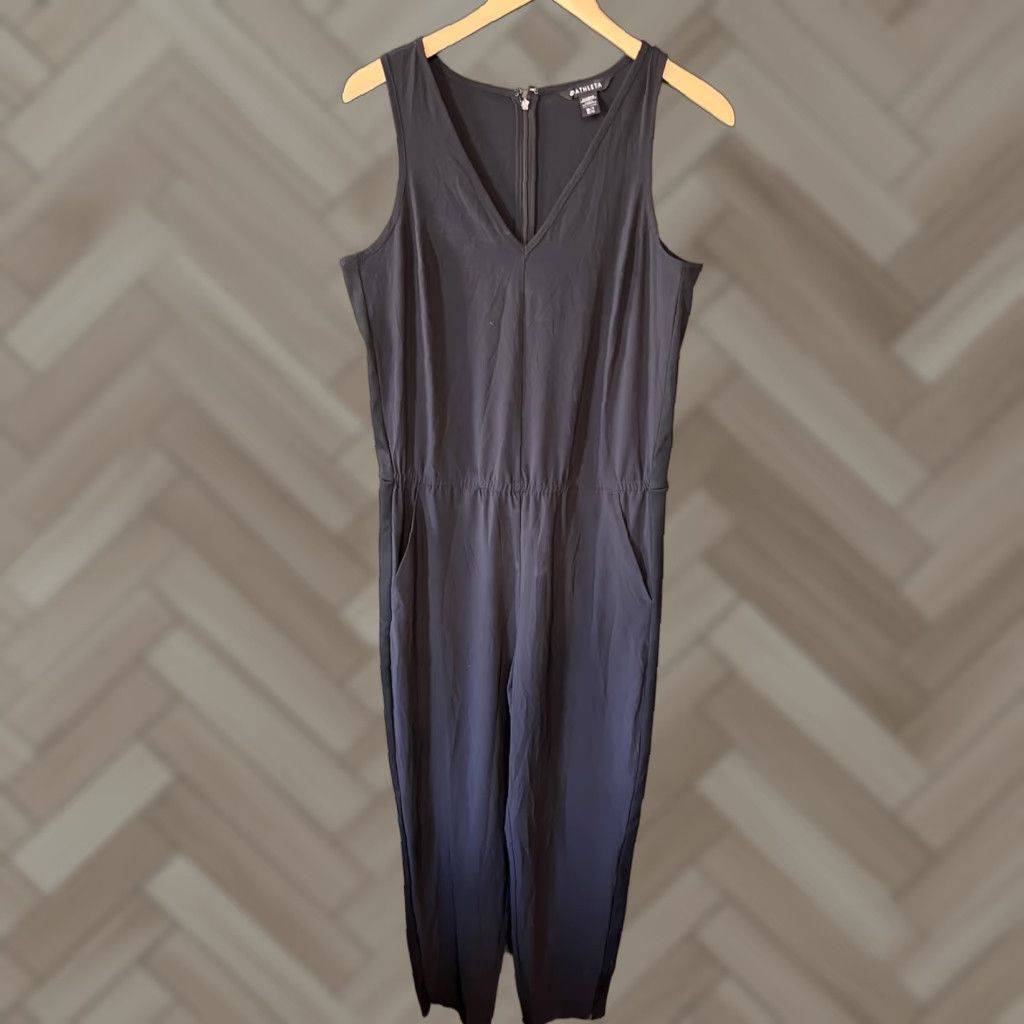 Athleta Athleta Womens Jumpsuit One Piece Sleeveless Black Size 10 Athletic Size 42" / US 20 - 1 Thumbnail