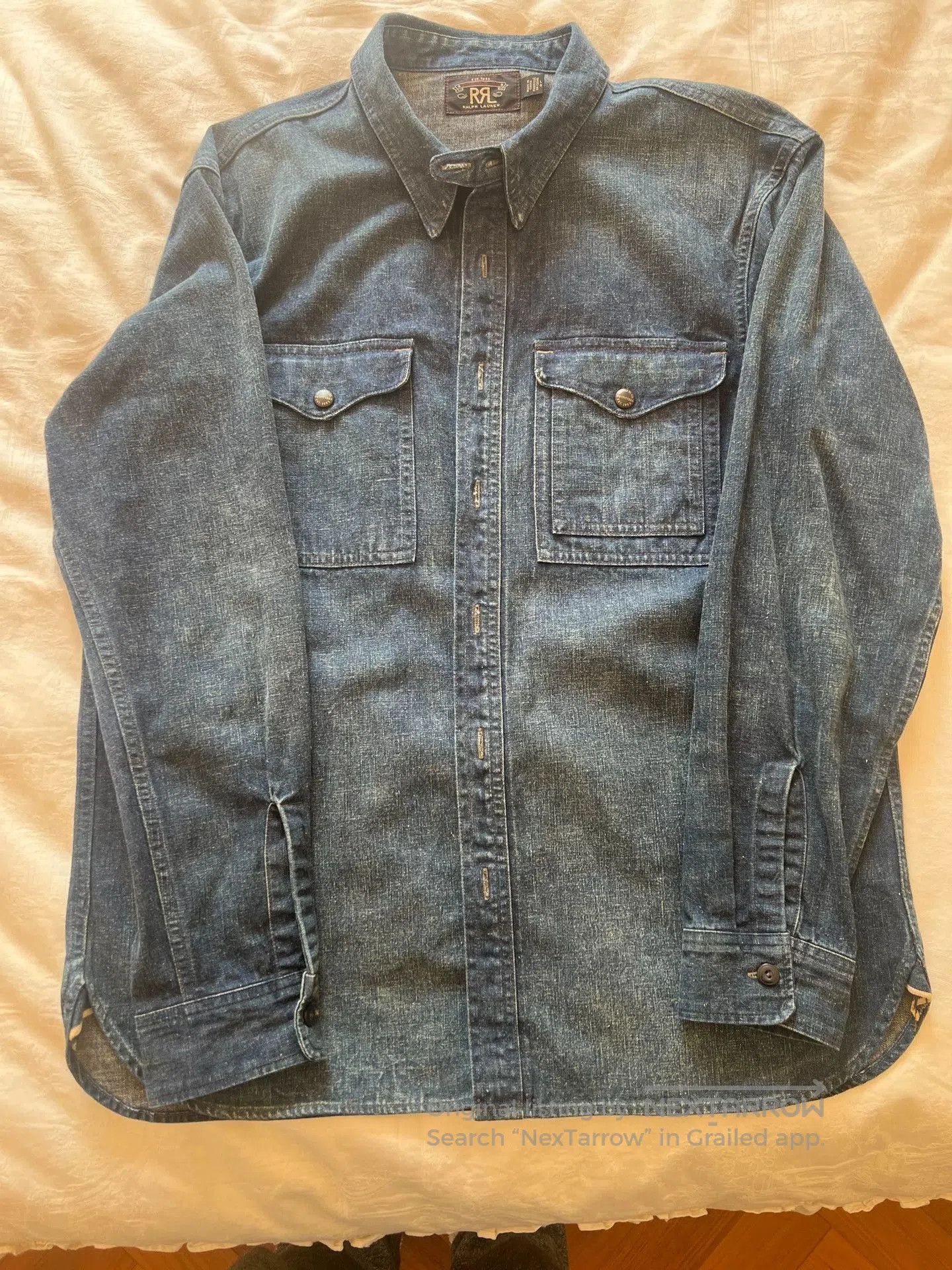 RRL Ralph Lauren RRL Double RL Denim Thick Shirt. Size US L / EU 52-54 / 3 - 1 Thumbnail