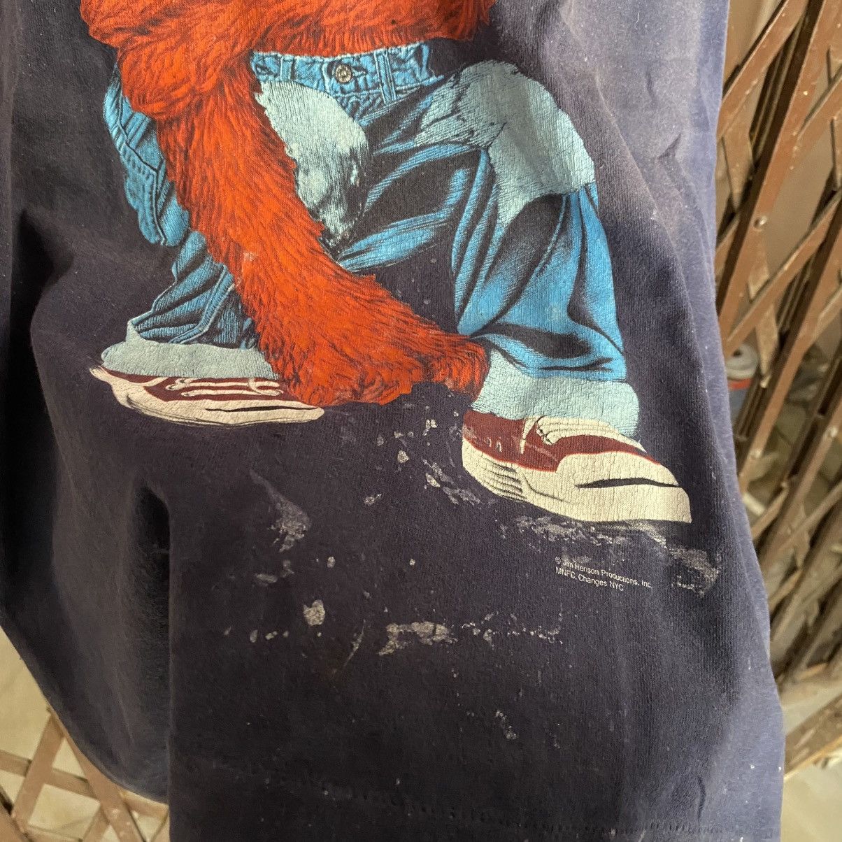 Band Tees Vintage Elmo T-Shirt Jim Henson Sesame Street 1990 shirt Size US M / EU 48-50 / 2 - 5 Thumbnail