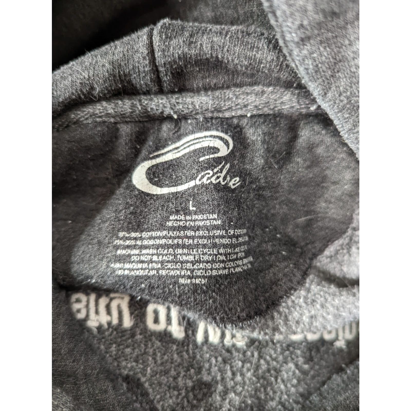 Vintage VINTAGE Cadre Wisconsin Badgers Football Hoodie Sweatshirt Mens L Gray Crewneck Pullover Graphic Print Size US L / EU 52-54 / 3 - 3 Thumbnail