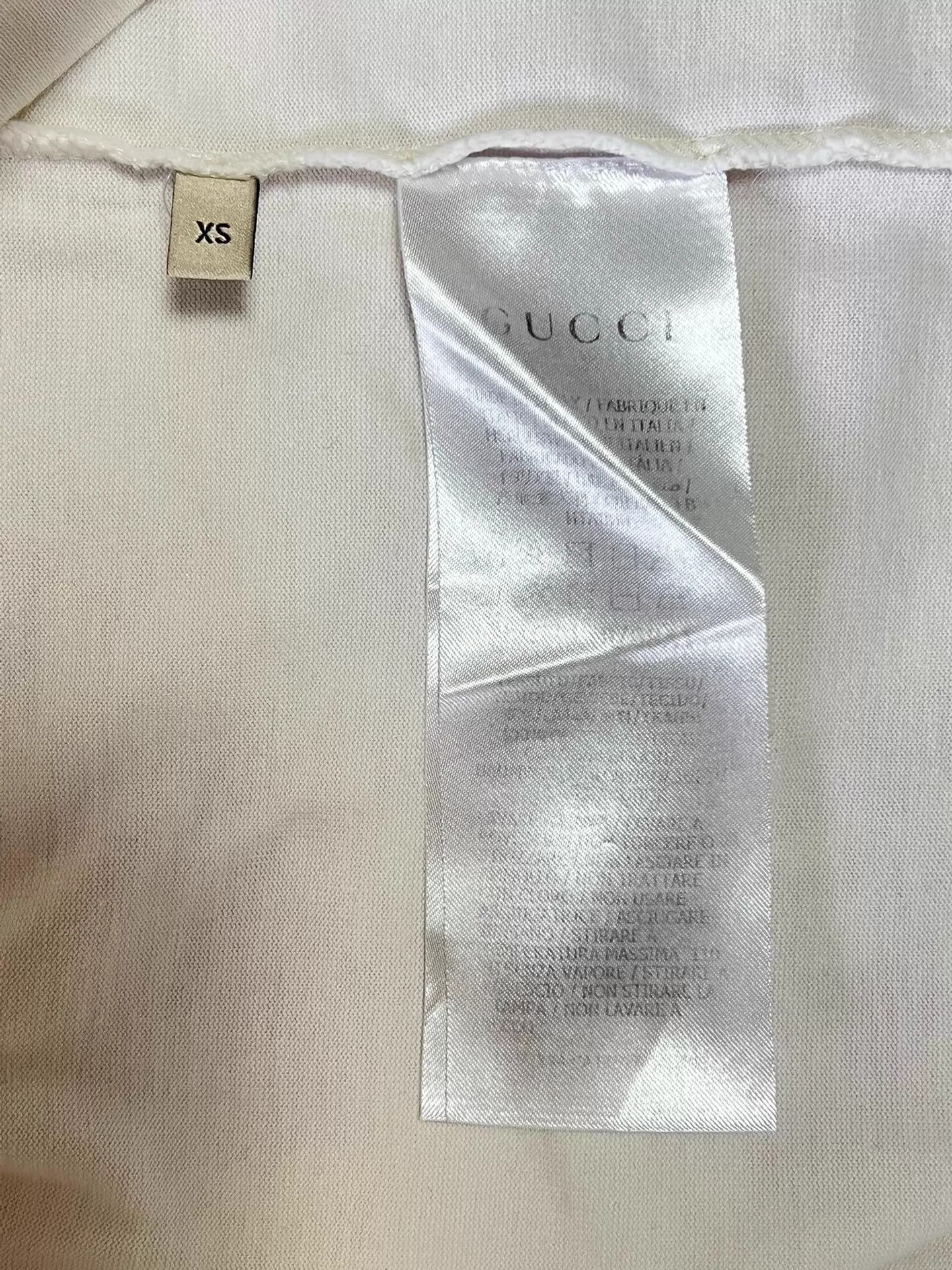 Gucci Gucci White XS T-Shirt red/green logo crewneck unisex Size US XS / EU 42 / 0 - 6 Thumbnail