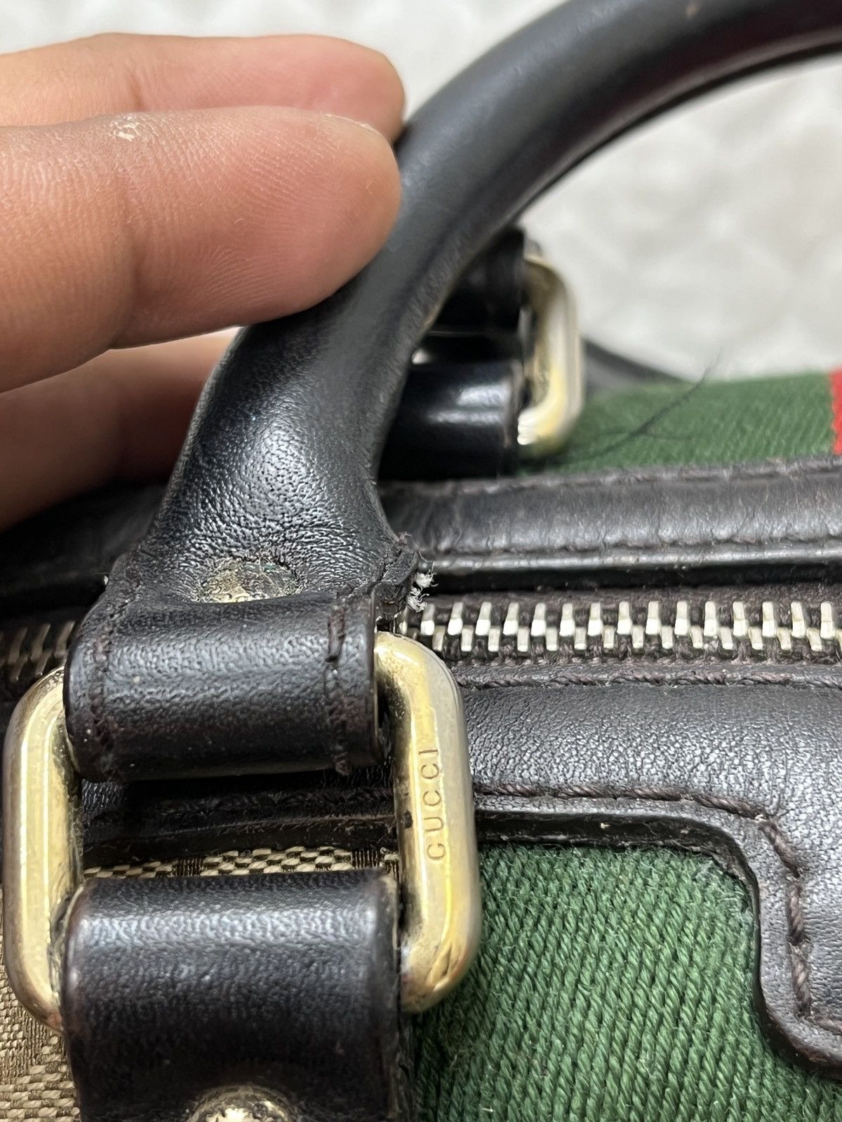Gucci 🔥🔥🔥STEALS GUCCI BOSTON BAG Size ONE SIZE - 18 Thumbnail