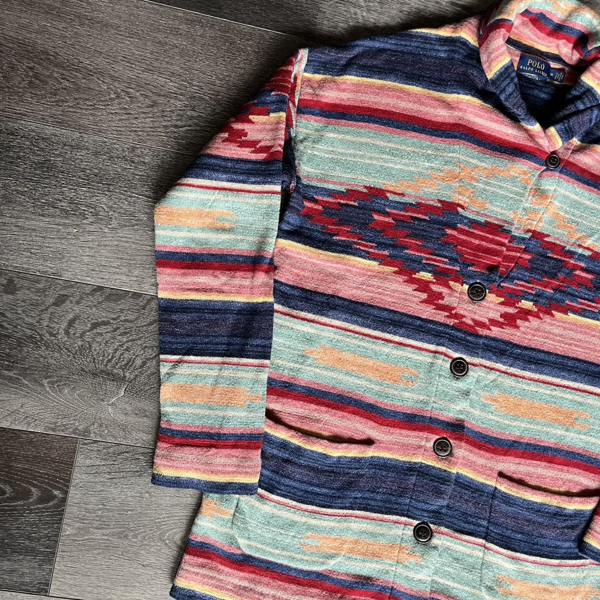 Polo Ralph Lauren Polo Ralph Lauren Aztec Southwestern Cardigan Shawl Sweater Size M / US 6-8 / IT 42-44 - 3 Thumbnail