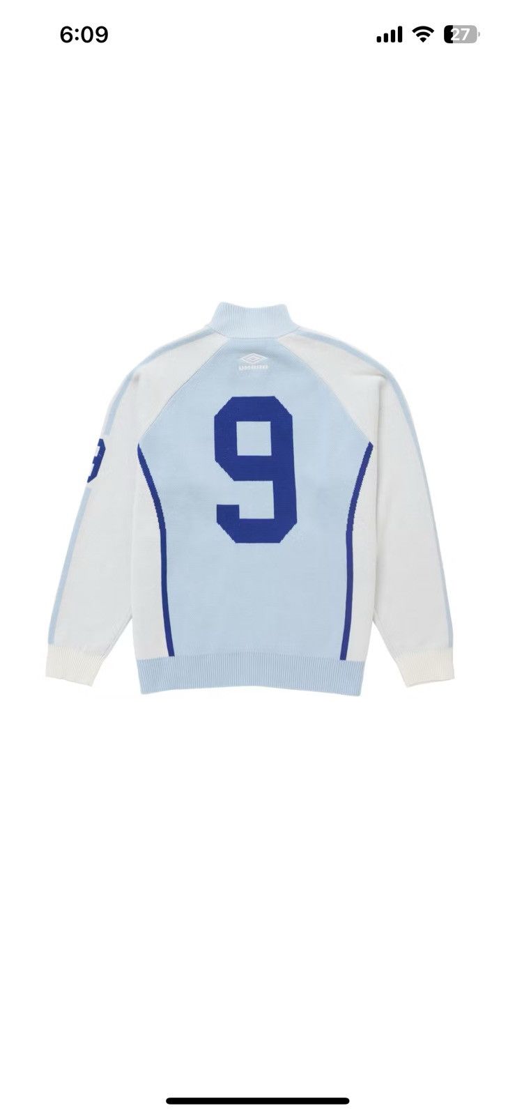 Supreme × Umbro Supreme Umbro Zip Up Sweater Size US L / EU 52-54 / 3 - 8 Thumbnail