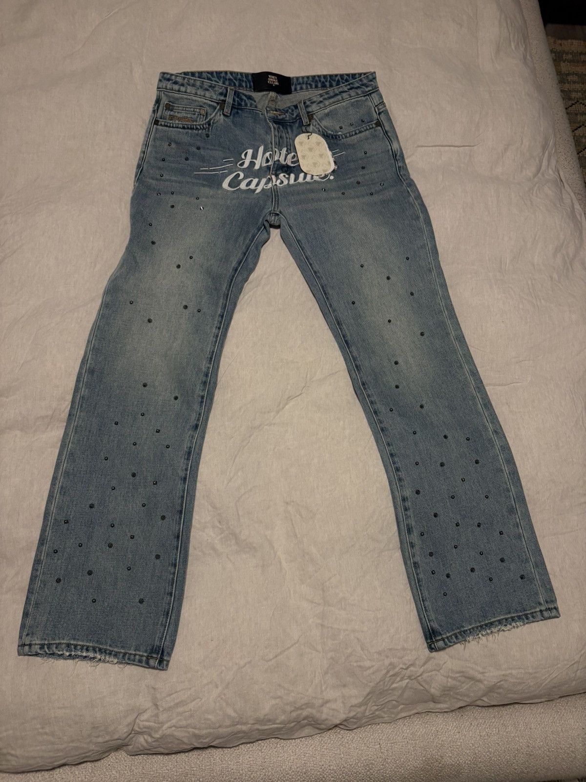 Whensmokeclears WHENSMOKECLEARS Hotel Capsule Denim Pants Size US 36 / EU 52 - 1 Thumbnail