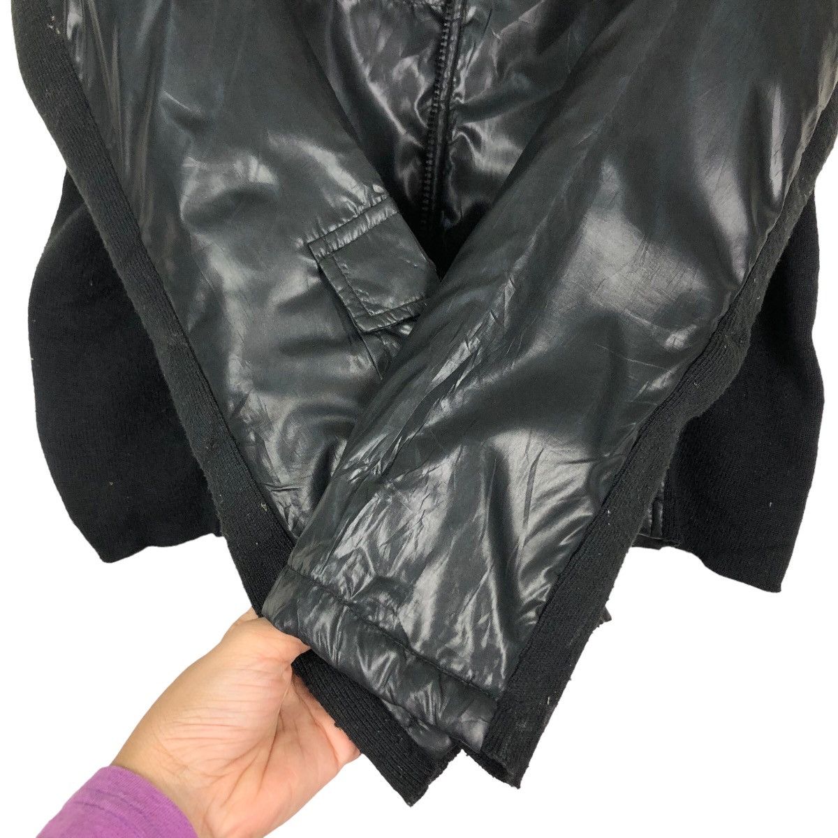 Hysteric Glamour 🔥Rich Black Biker Jacket Bondage Parachute 291295 Japan Size US M / EU 48-50 / 2 - 15 Thumbnail