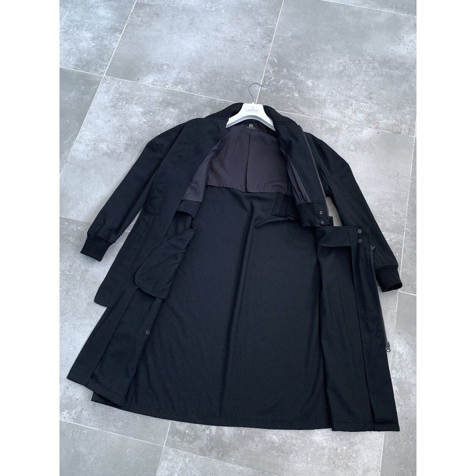 Japanese Brand × Yohji Yamamoto Mens B YOHJI YAMOMOTO Unisex Parka Trench Coat Jacket SZ 1 S Size US S / EU 44-46 / 1 - 20 Thumbnail