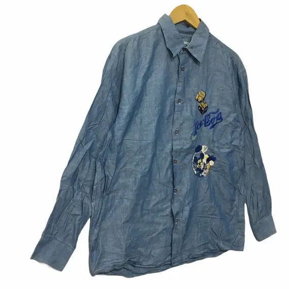 Iceberg ICEBERG SHIRTS Mickey Mouse Casual Button Up Tee Shirt Size US L / EU 52-54 / 3 - 4 Thumbnail