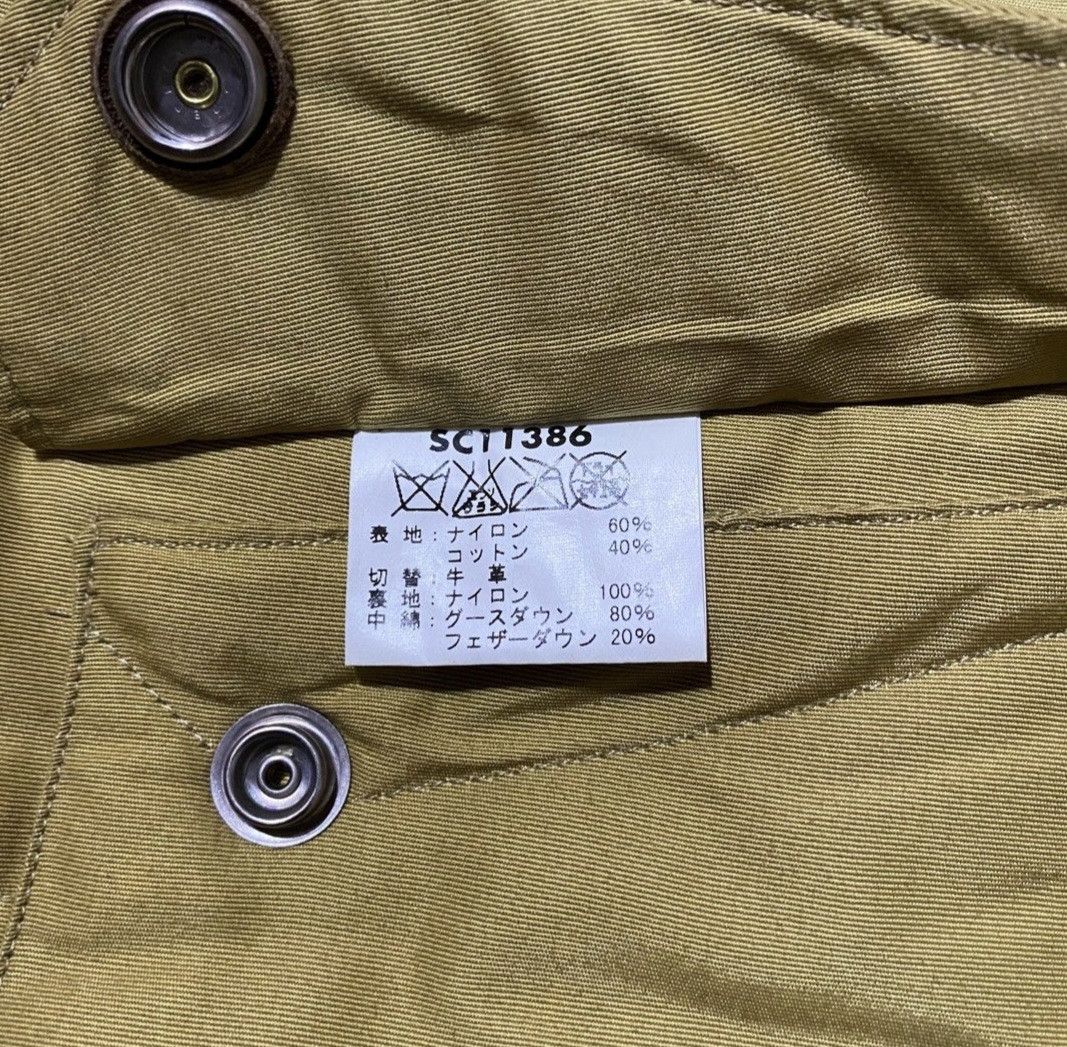 Japanese Brand Sugar Cane Down Jacket Leather Part Western Size US M / EU 48-50 / 2 - 3 Thumbnail