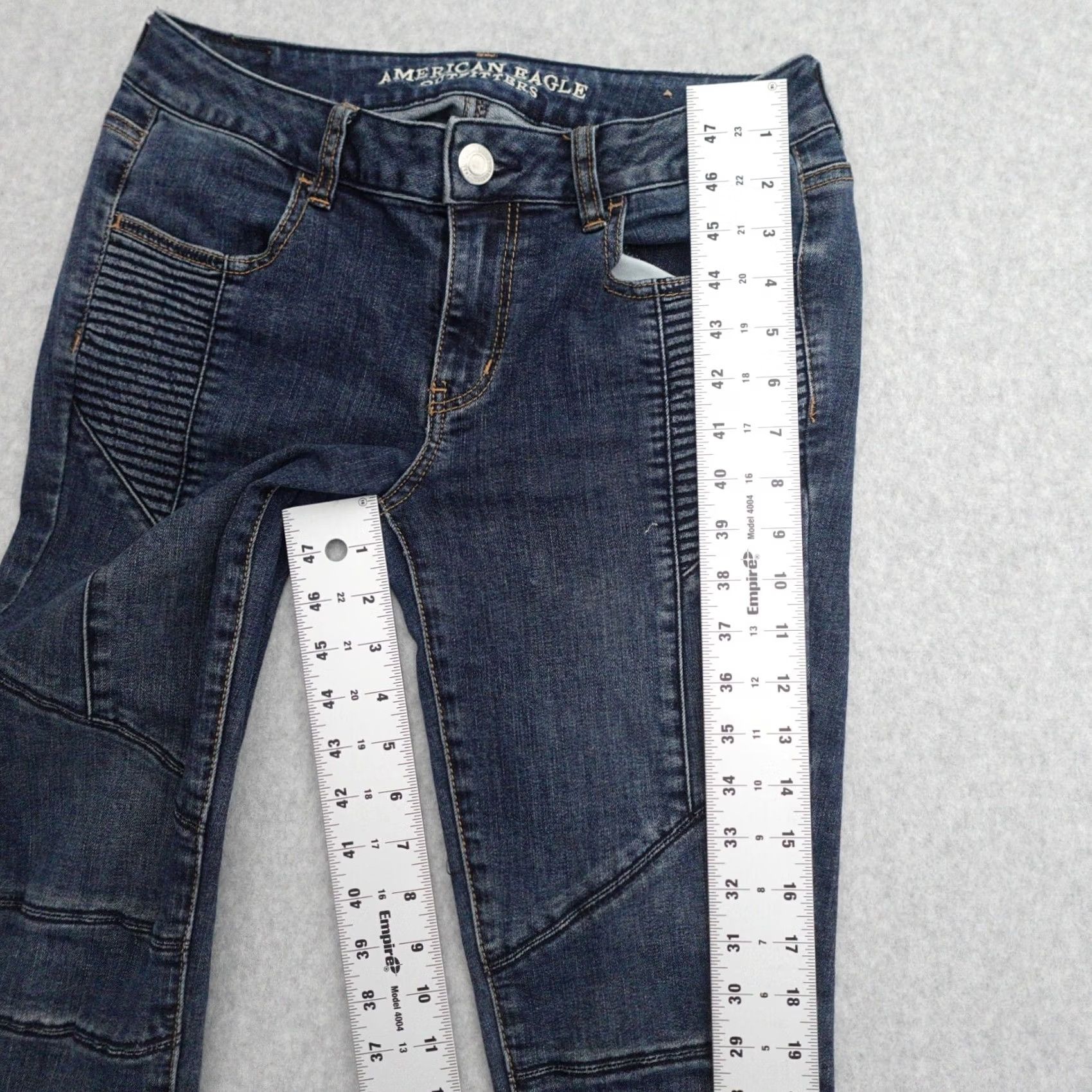 American Eagle Outfitters American Eagle Outfitters Jeans Womens Sz 8 Skinny Ankle Super Stretch Size 30" / US 8 / IT 44 - 6 Thumbnail