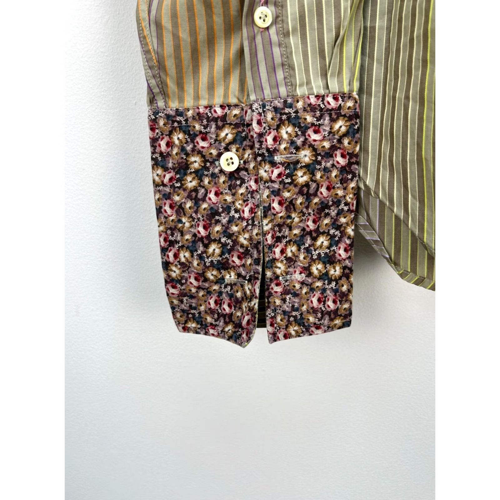 Paul Smith Paul Smith Multicolor Stripe Shirt Button Down Shirt Long Sleeve Mens XL Size US XL / EU 56 / 4 - 3 Thumbnail