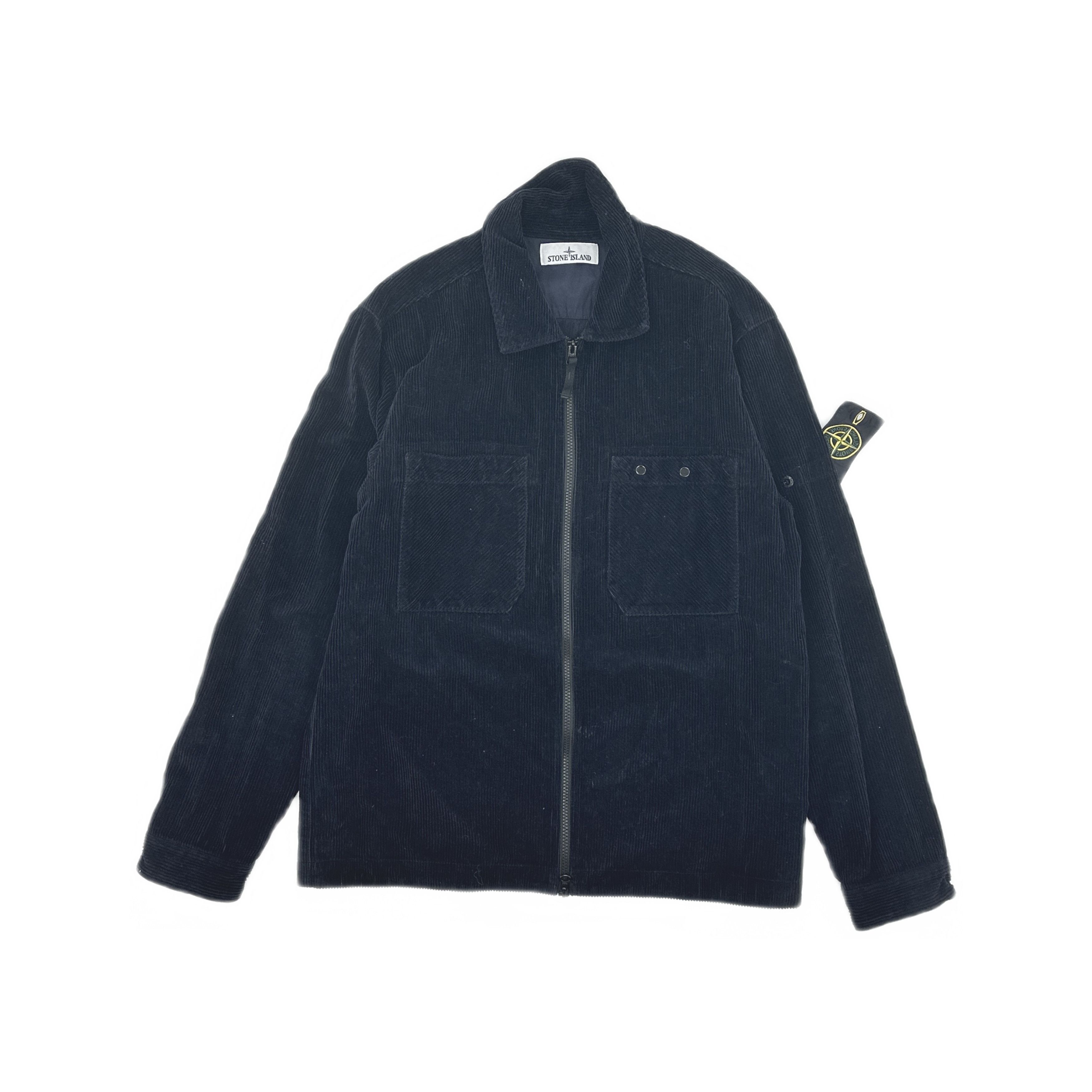 Stone Island Stone Island Corduroy Zip Jacket Size L Size US L / EU 52-54 / 3 - 1 Thumbnail
