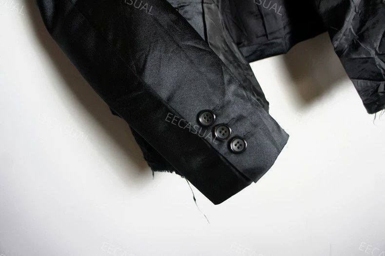 Comme des Garcons Comme des Garcons Black raw edge double coat jacket Size XS / US 0-2 / IT 36-38 - 8 Thumbnail