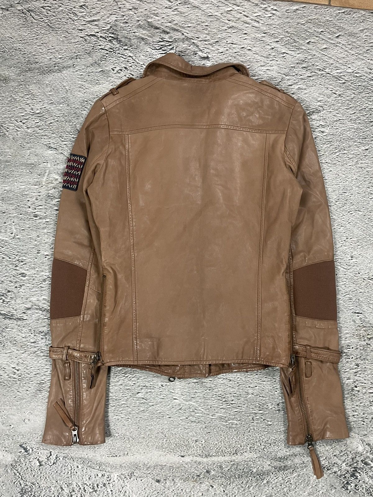 True Religion True Religion leather jacket brown Y2K Avant Garde kill bill Size XS / US 0-2 / IT 36-38 - 10 Thumbnail