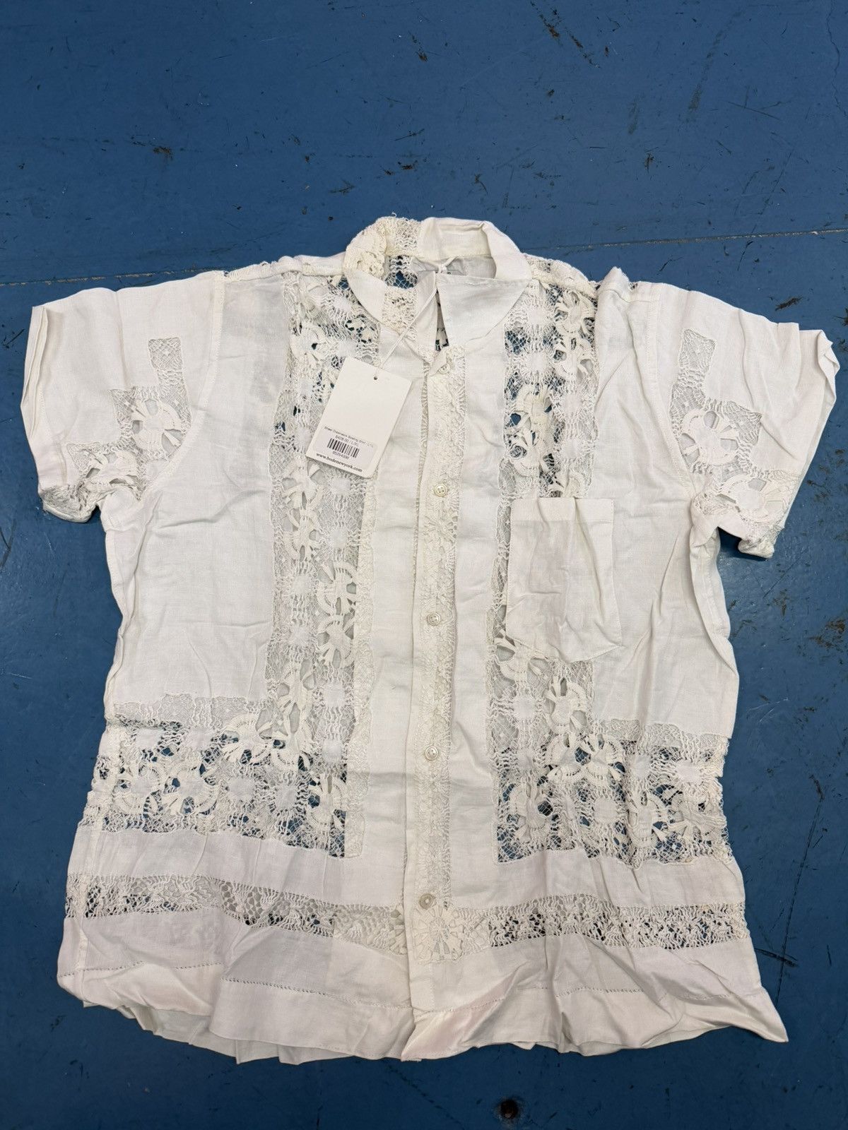 Bode BODE LACE SHIRT Size US L / EU 52-54 / 3 - 1 Thumbnail