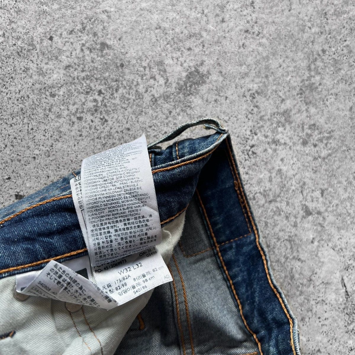 Designer × Levi's Levis 511 Mens Blue Straight Fit Denim Jeans Zipper Closure Size US 32 / EU 48 - 8 Thumbnail