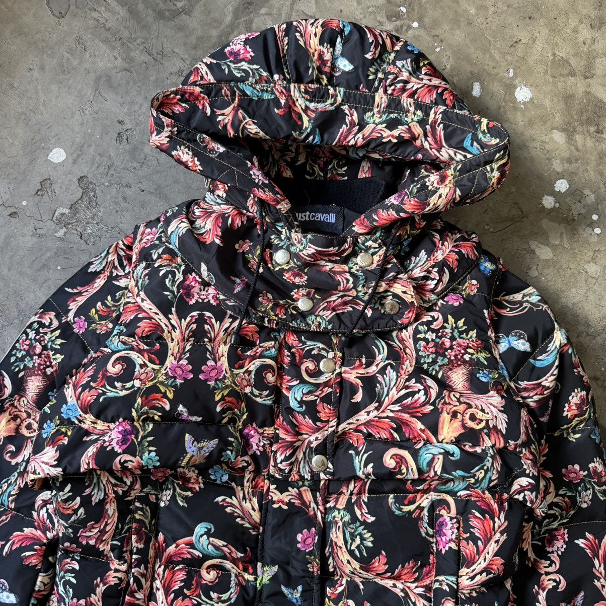 Just Cavalli Just Cavalli - 2014 Baroque Print Down Jacket Size XL / US 12-14 / IT 48-50 - 4 Thumbnail