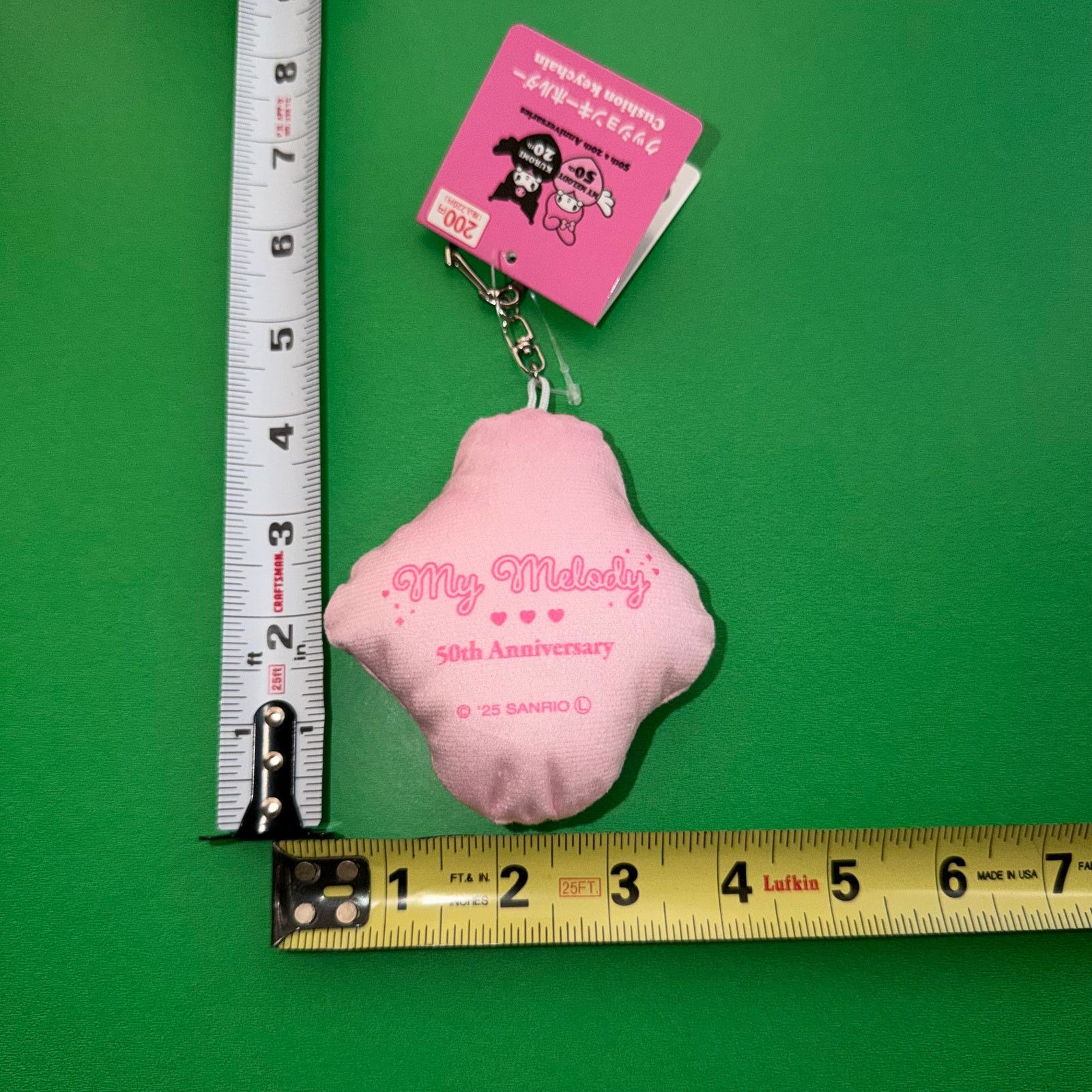 Japanese Brand Kuromi My Melody Sanrio Bundle Set Pink Plush Keychain Blind Size ONE SIZE - 8 Thumbnail