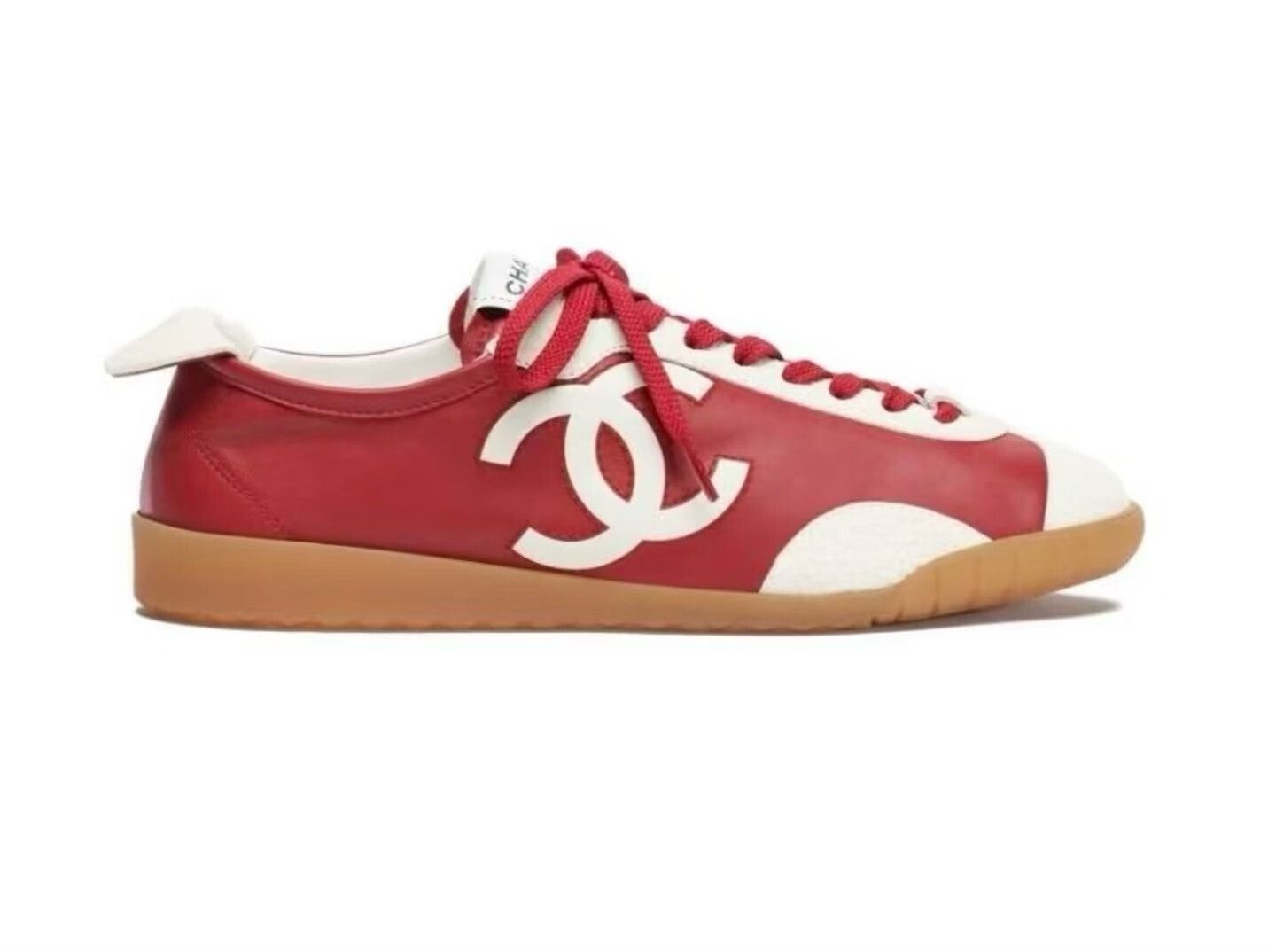 Chanel 26P White Leather Suede CC Logo Runner Trainer Sneaker 39.5 Size US 9.5 / IT 39.5 - 1 Thumbnail