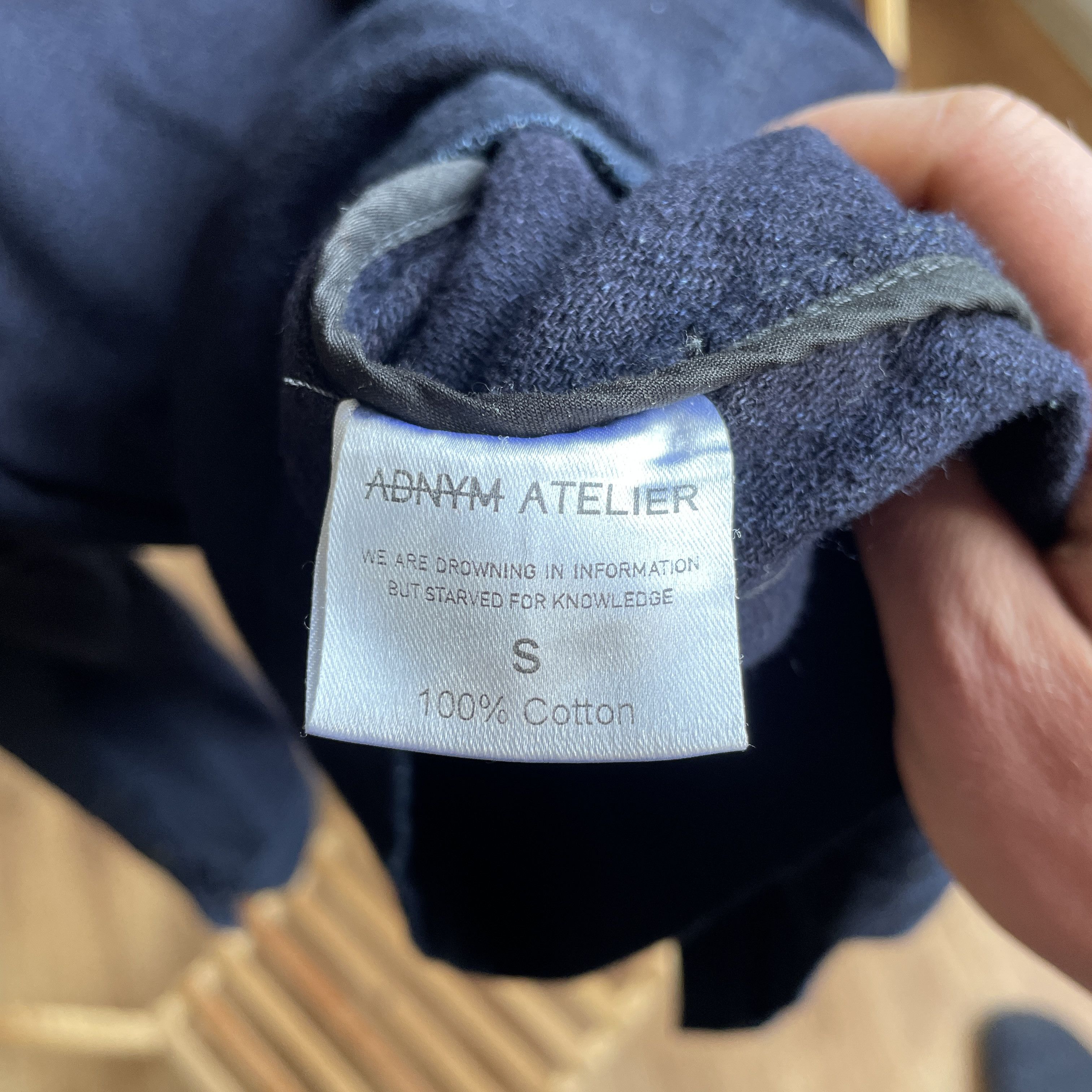 ADNYM ATELIER Adnym Atelier Navy Chest Pockets Woven Shirt Size 3/S Size US S / EU 44-46 / 1 - 7 Thumbnail
