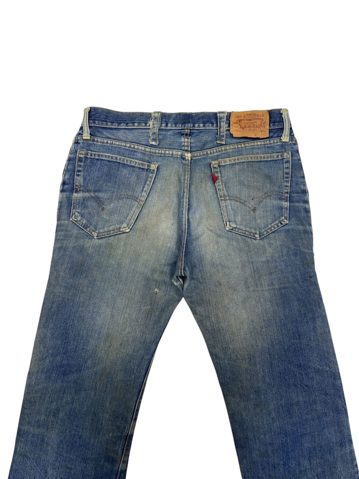 Levi's Levis 505 70s Button 8 Distressed Denim Jeans Size US 35 - 10 Thumbnail
