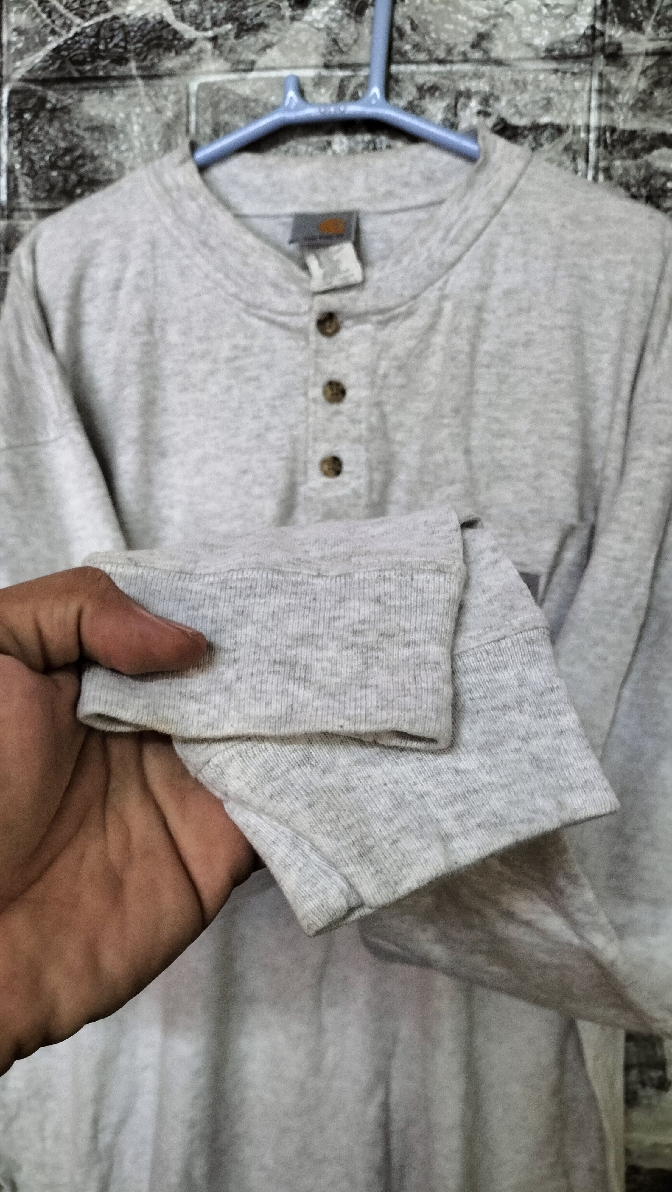Carhartt Vintage Carhartt Pocket tee Long sleeve Size US XL / EU 56 / 4 - 4 Thumbnail