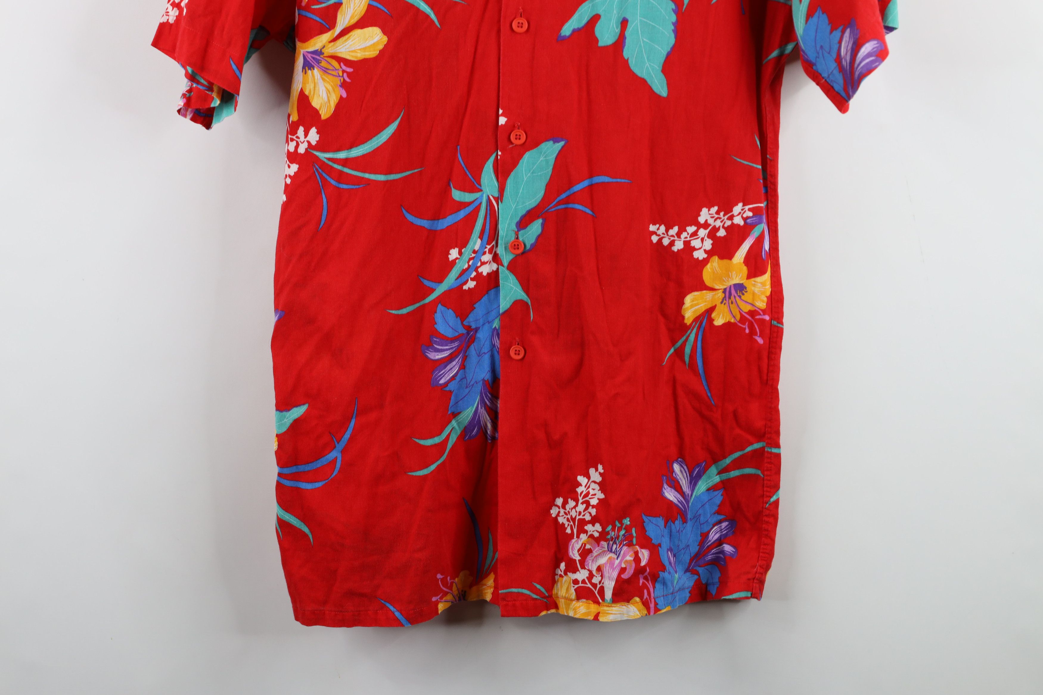 Vintage Vintage 70s Streetwear Flower Hawaiian Button Shirt USA Size US M / EU 48-50 / 2 - 3 Thumbnail
