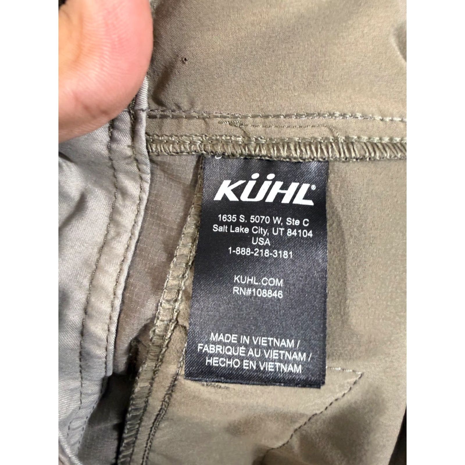 Vintage Kuhl Silencr Cargo Shorts Mens 40 Khaki Beige Hiking Outdoor Ripstop Pockets Size US 40 / EU 56 - 7 Thumbnail