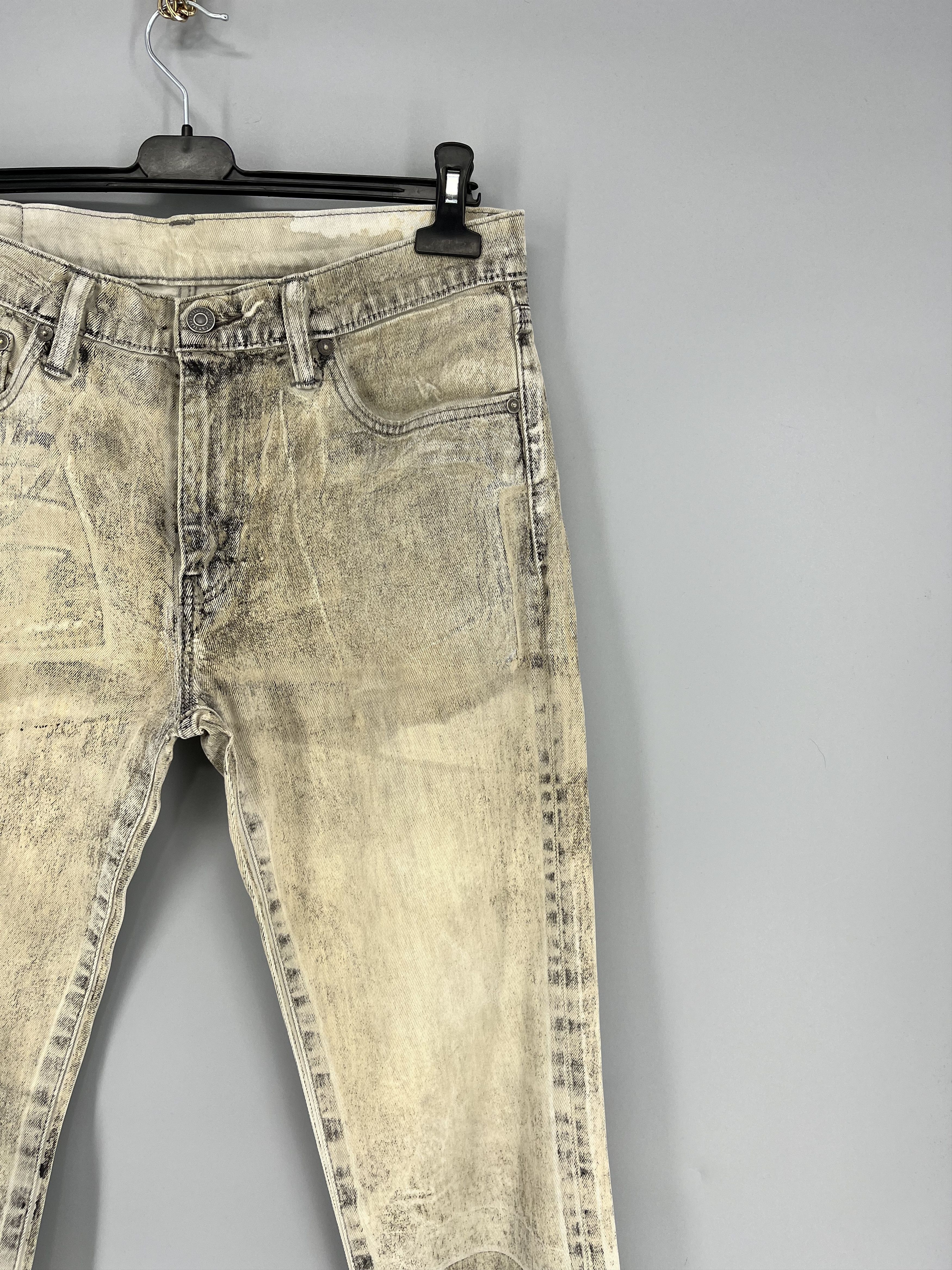 Levi's Vintage Levis 511 Beige Dirty Jeans Levi's Faded Denim Size US 33 - 6 Thumbnail
