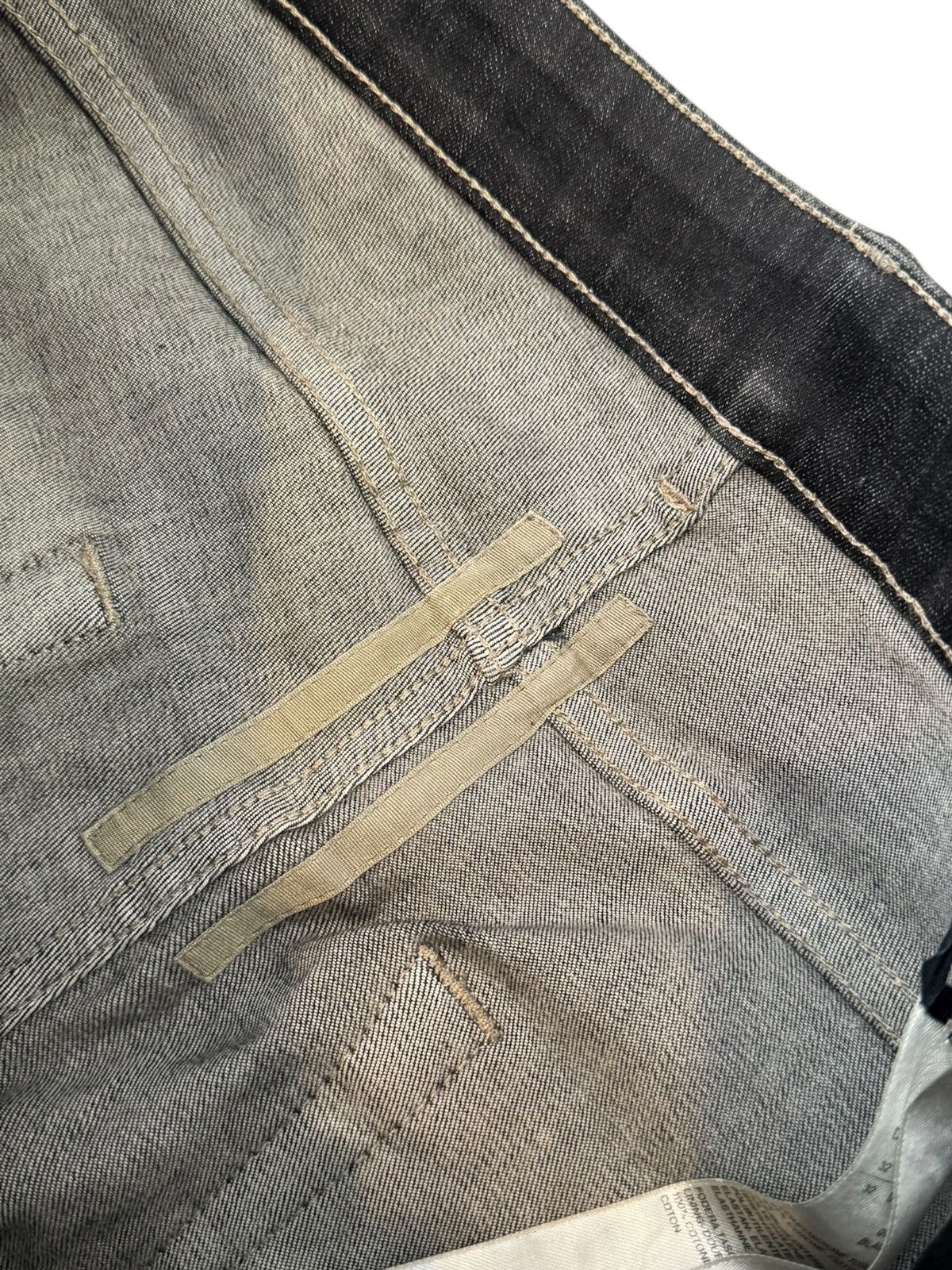 Rick Owens ★ Foil Waxed Tyrone Bootcut Denim Size US 32 / EU 48 - 11 Thumbnail