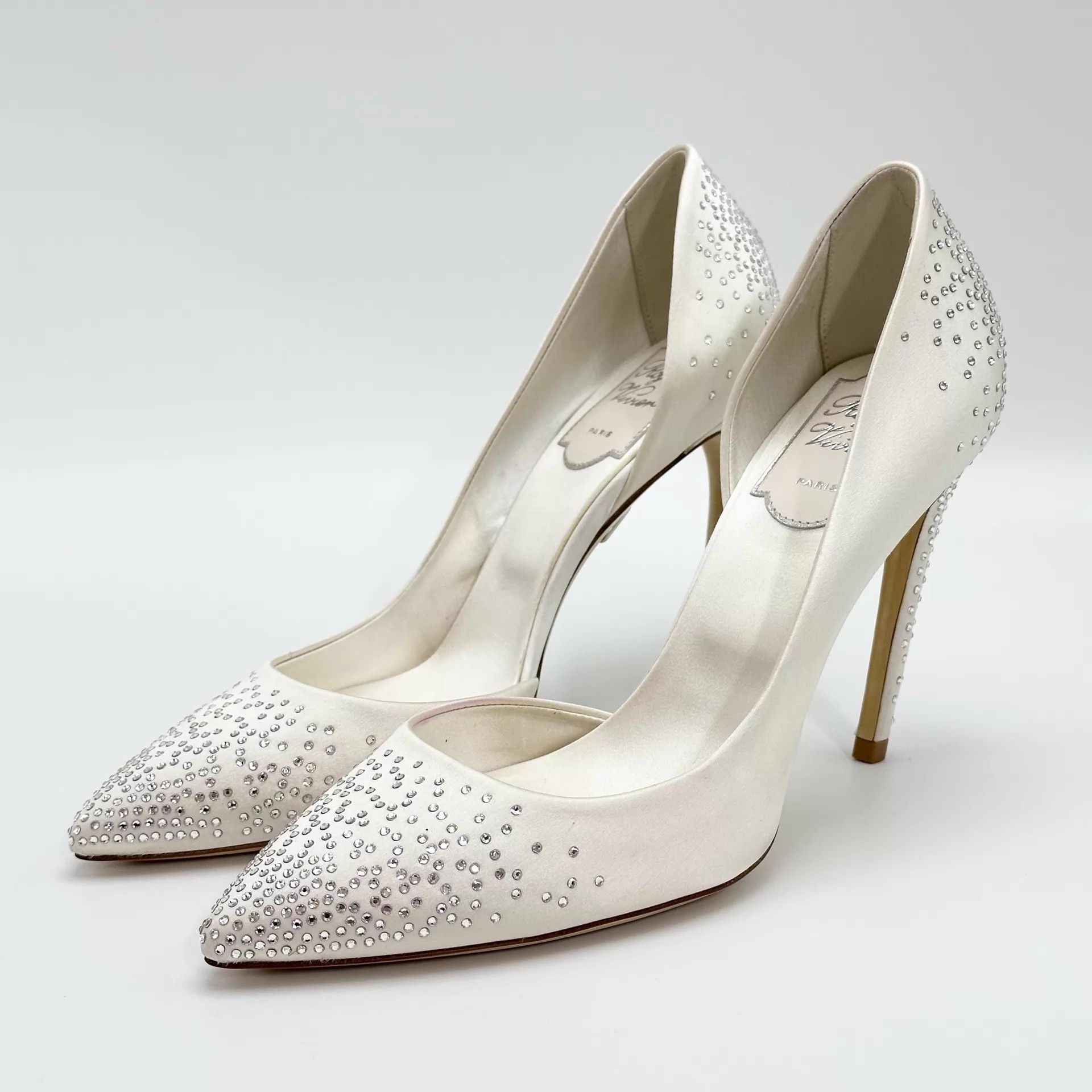 Roger Vivier Roger Vivier Paved Crystal High Heels 35.5 Size US 5 / IT 35 - 6 Thumbnail