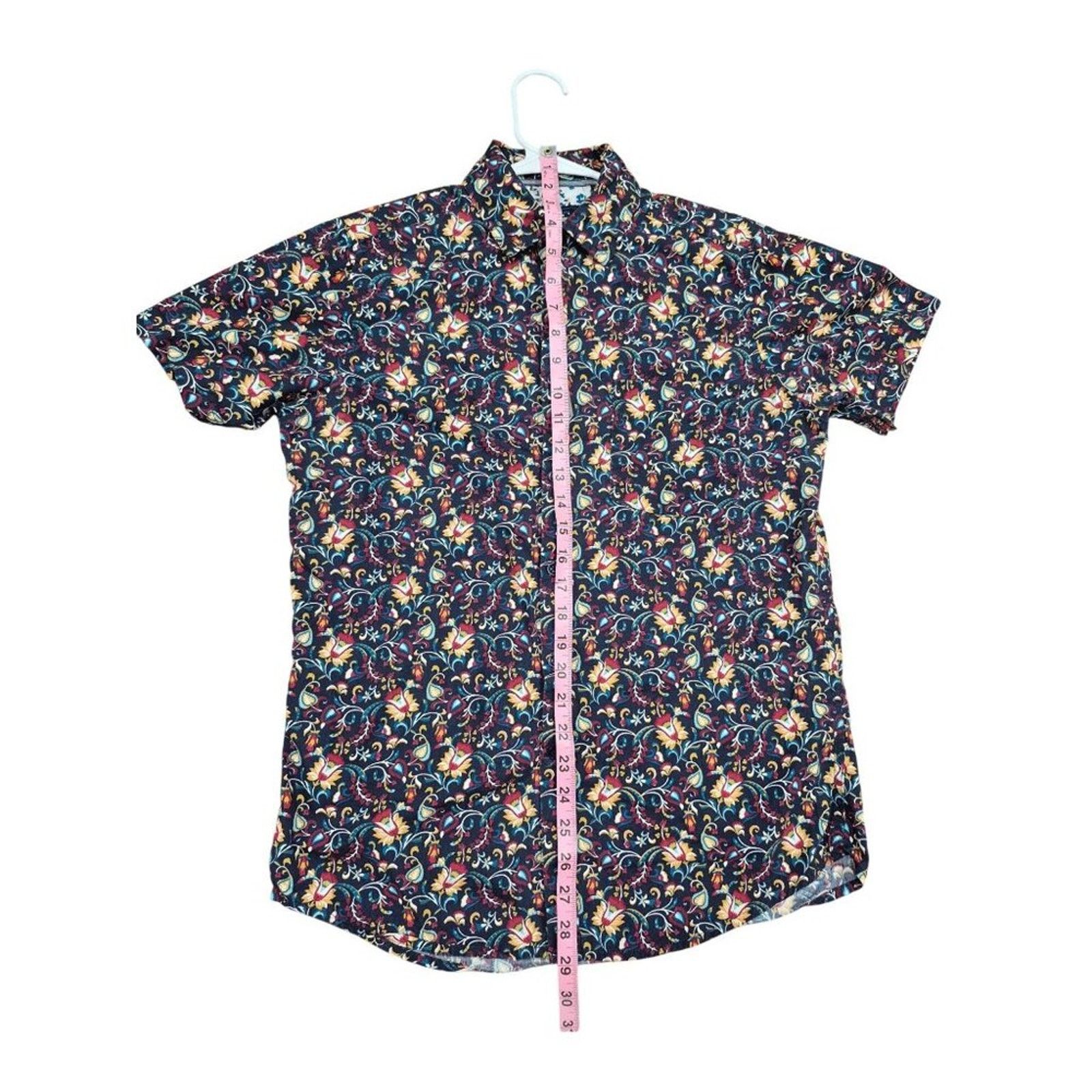 Other Monument Mens Floral Short Sleeve Button-Up Pocket Shirt Size US S / EU 44-46 / 1 - 7 Thumbnail