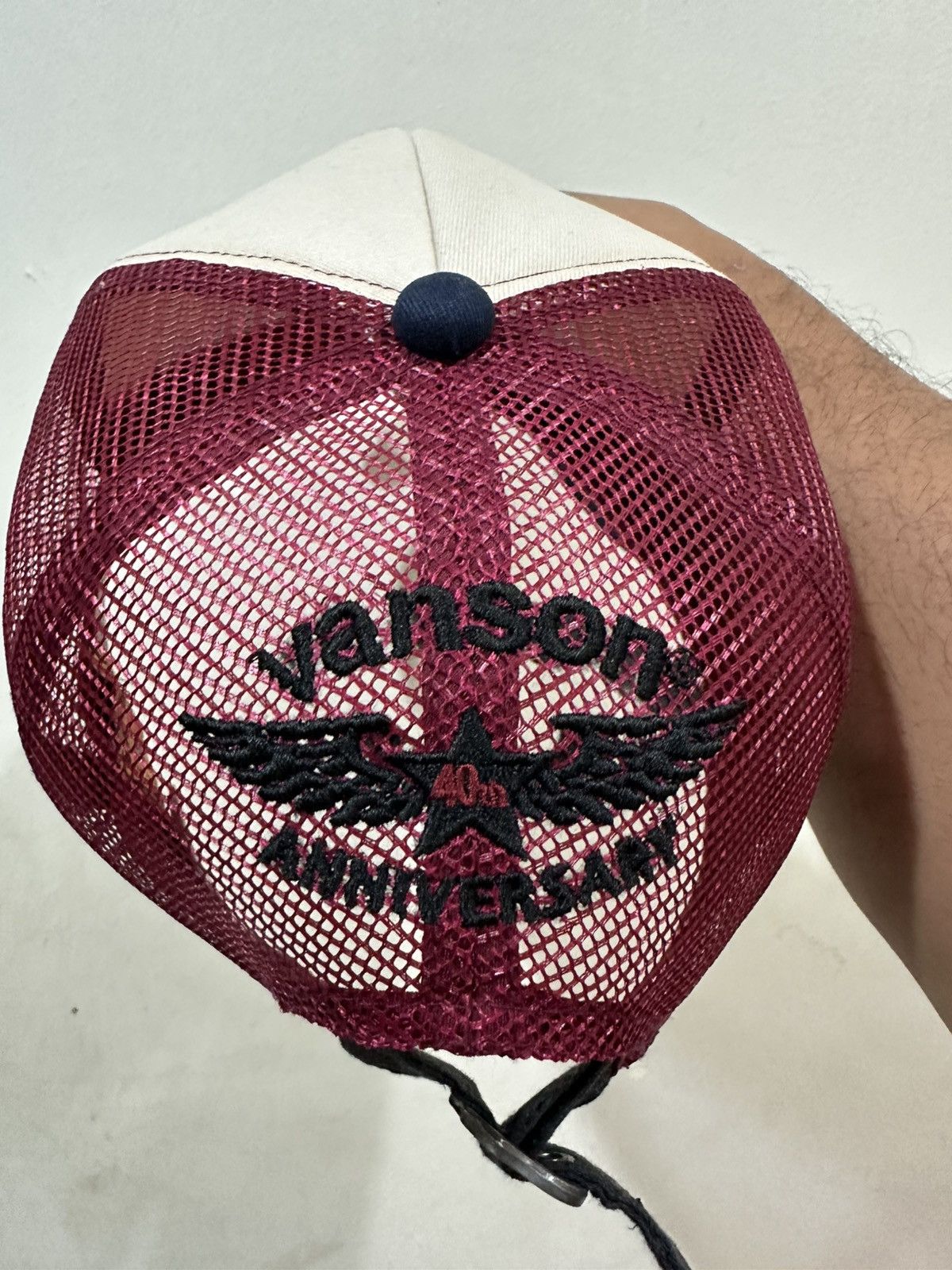 Vanson Leathers 40th Anniversary Vanson Leather Motorcycles Trucker Hat Size ONE SIZE - 5 Thumbnail