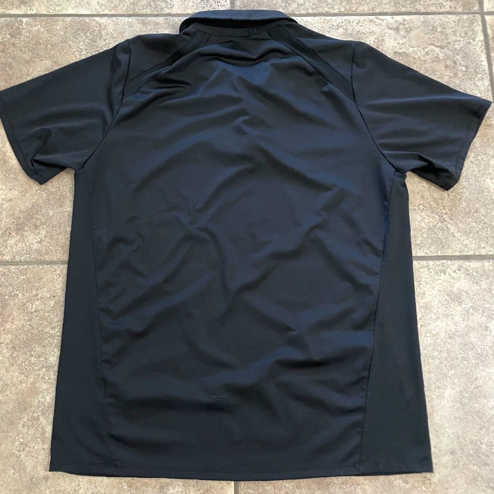 Adidas ADIDAS PureMotion CoolMax Black Athletic Polo Shirt Mens Size L Snap Button Size US L / EU 52-54 / 3 - 5 Thumbnail