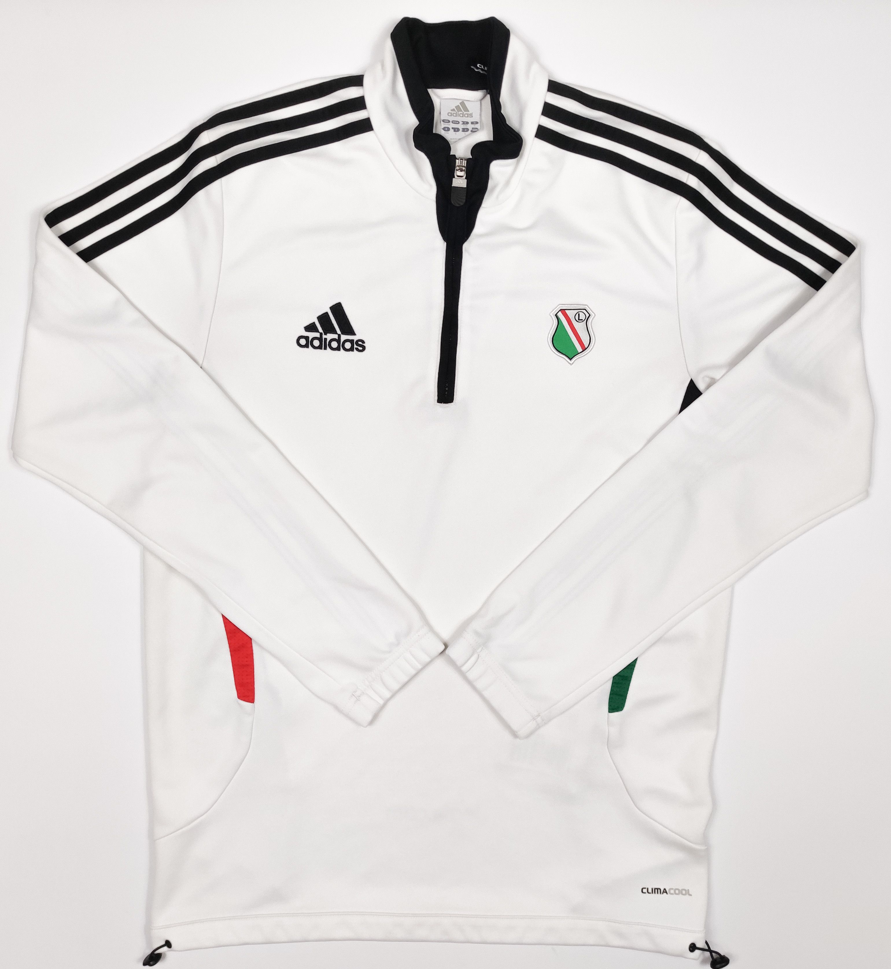 Adidas Legia Warszawa 2011 2012 Adidas Training Tracksuit 1/4 Zip Size US S / EU 44-46 / 1 - 1 Thumbnail
