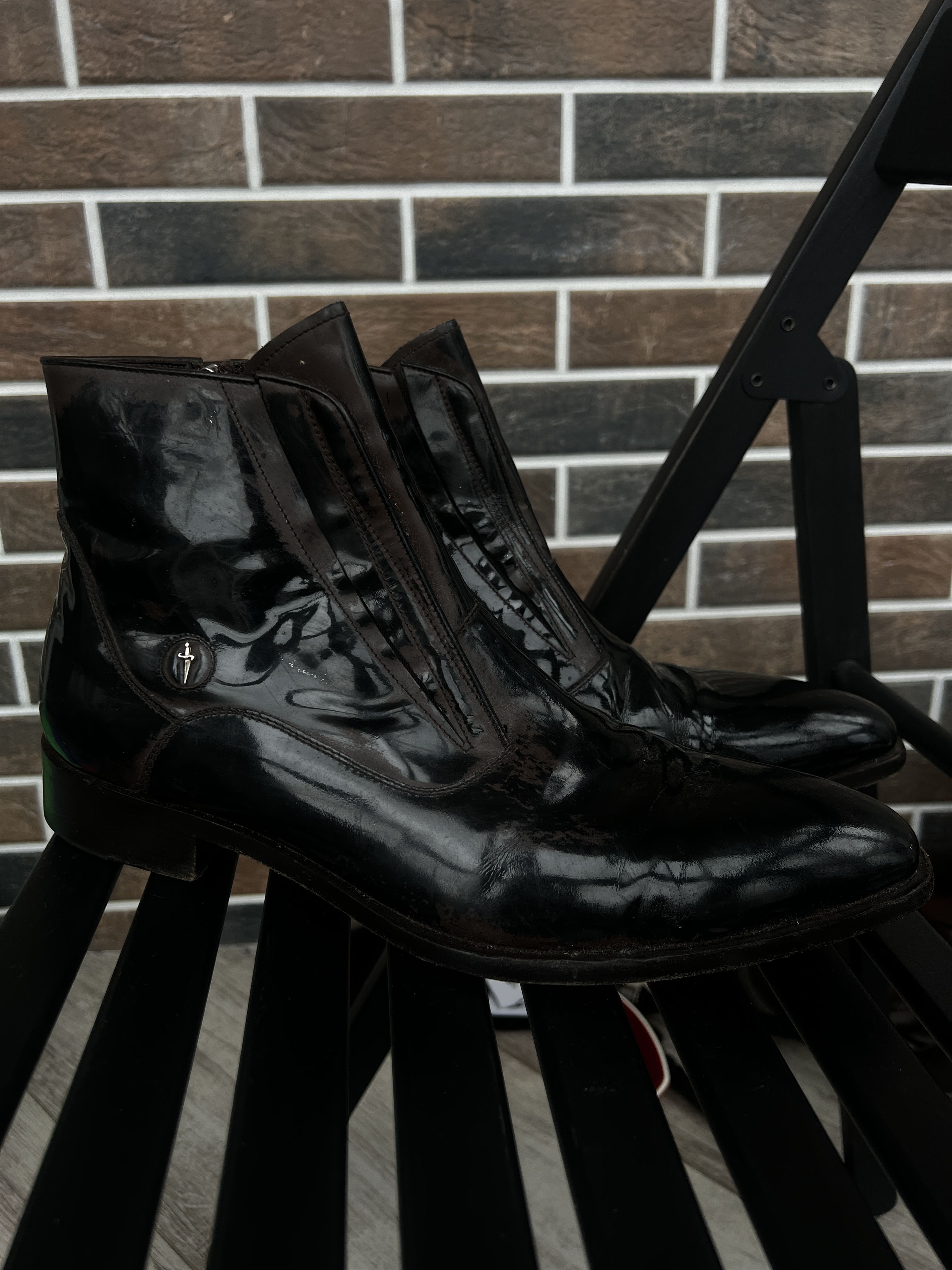 Designer × Paciotti CESARE PACIOTTI VINTAGE CHELSEA BOOTS Size US 10.5 / EU 43-44 - 13 Thumbnail