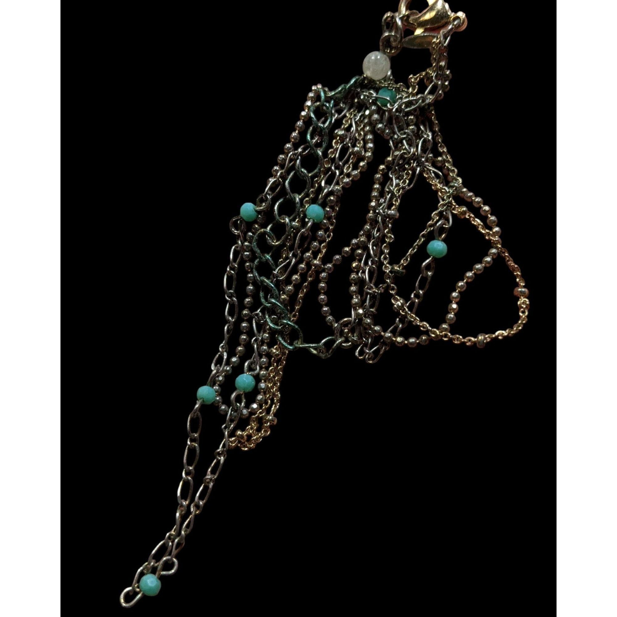 Other Vintage Avon Layered Turquoise Accent Delicate Multi Chain B Size ONE SIZE - 3 Thumbnail