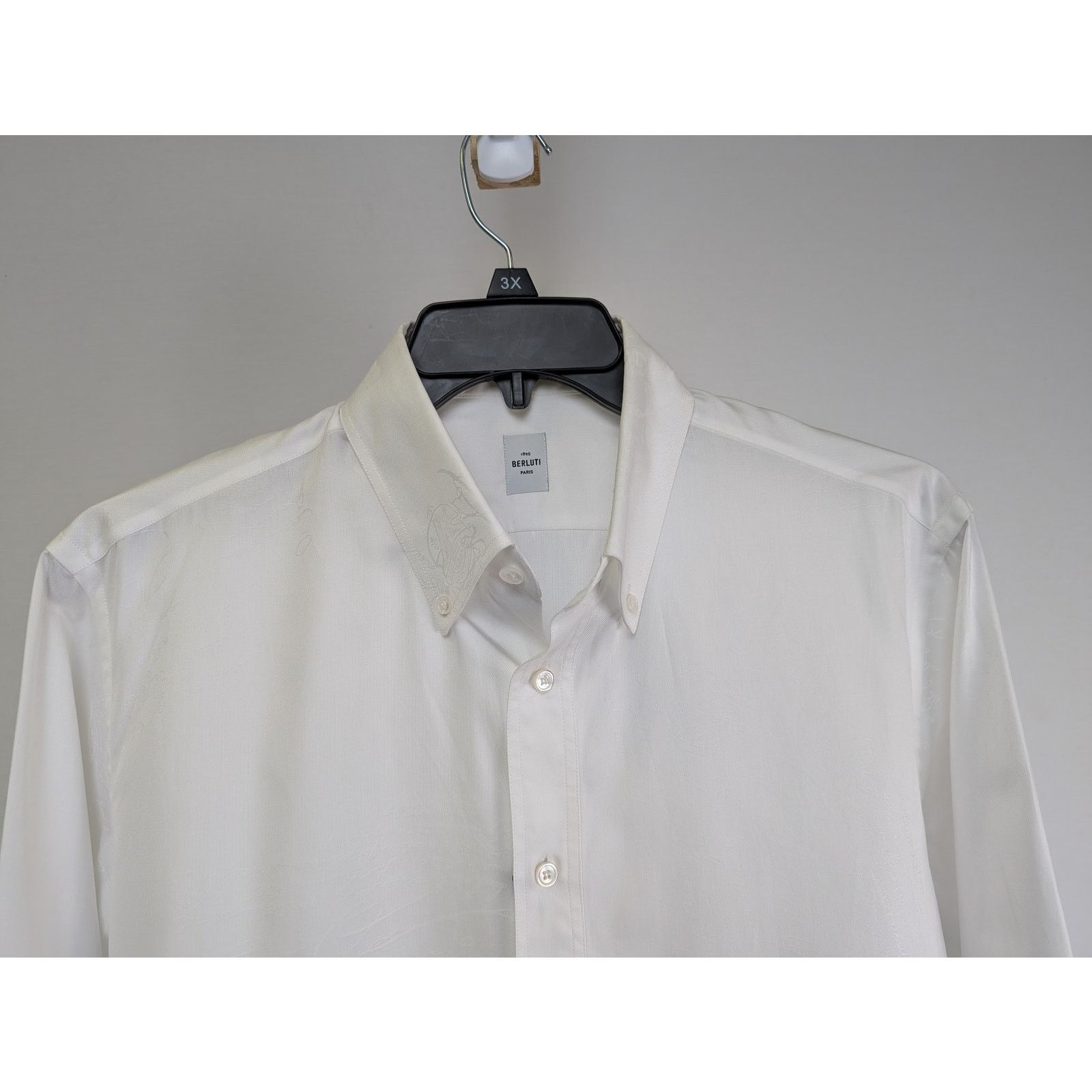 Berluti o1rshd1 Button up Shirt in White Size US M / EU 48-50 / 2 - 5 Thumbnail