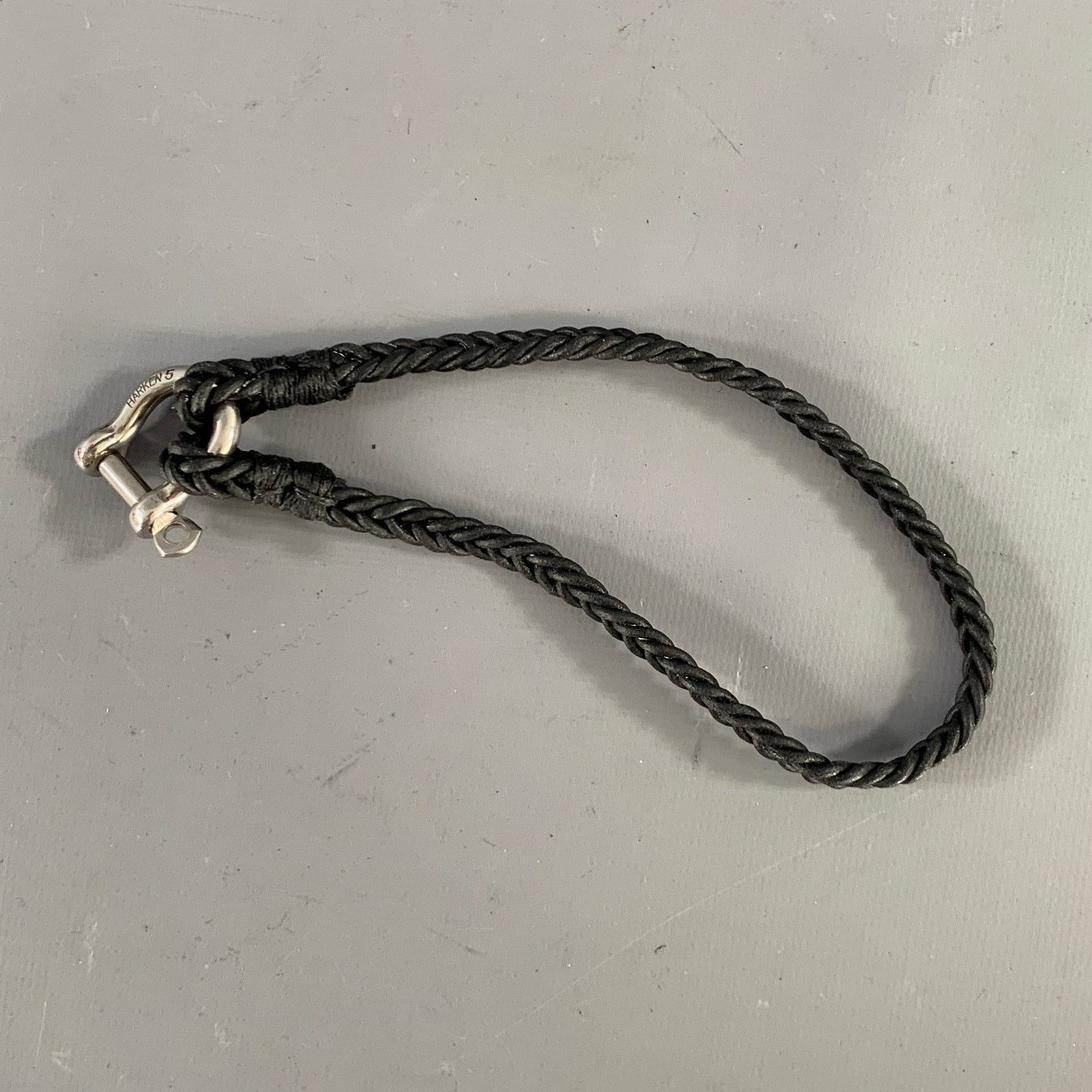Outlier OUTLIER Black Braided Leather Metal Keychain Size ONE SIZE - 3 Thumbnail