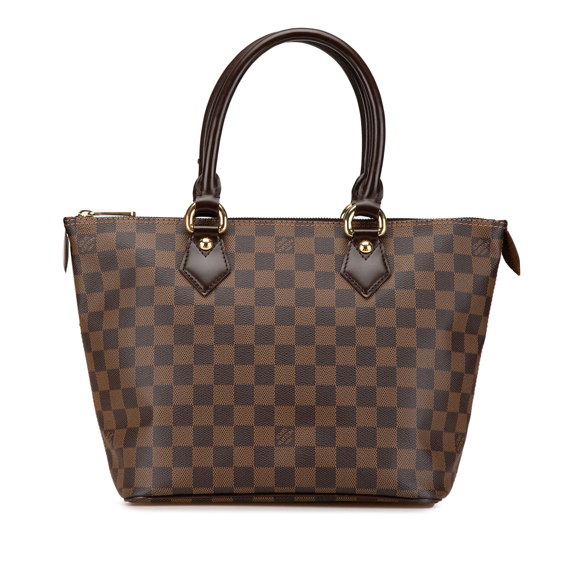 Louis Vuitton Louis Vuitton Damier Ebene Saleya PM Brown Size ONE SIZE - 1 Thumbnail