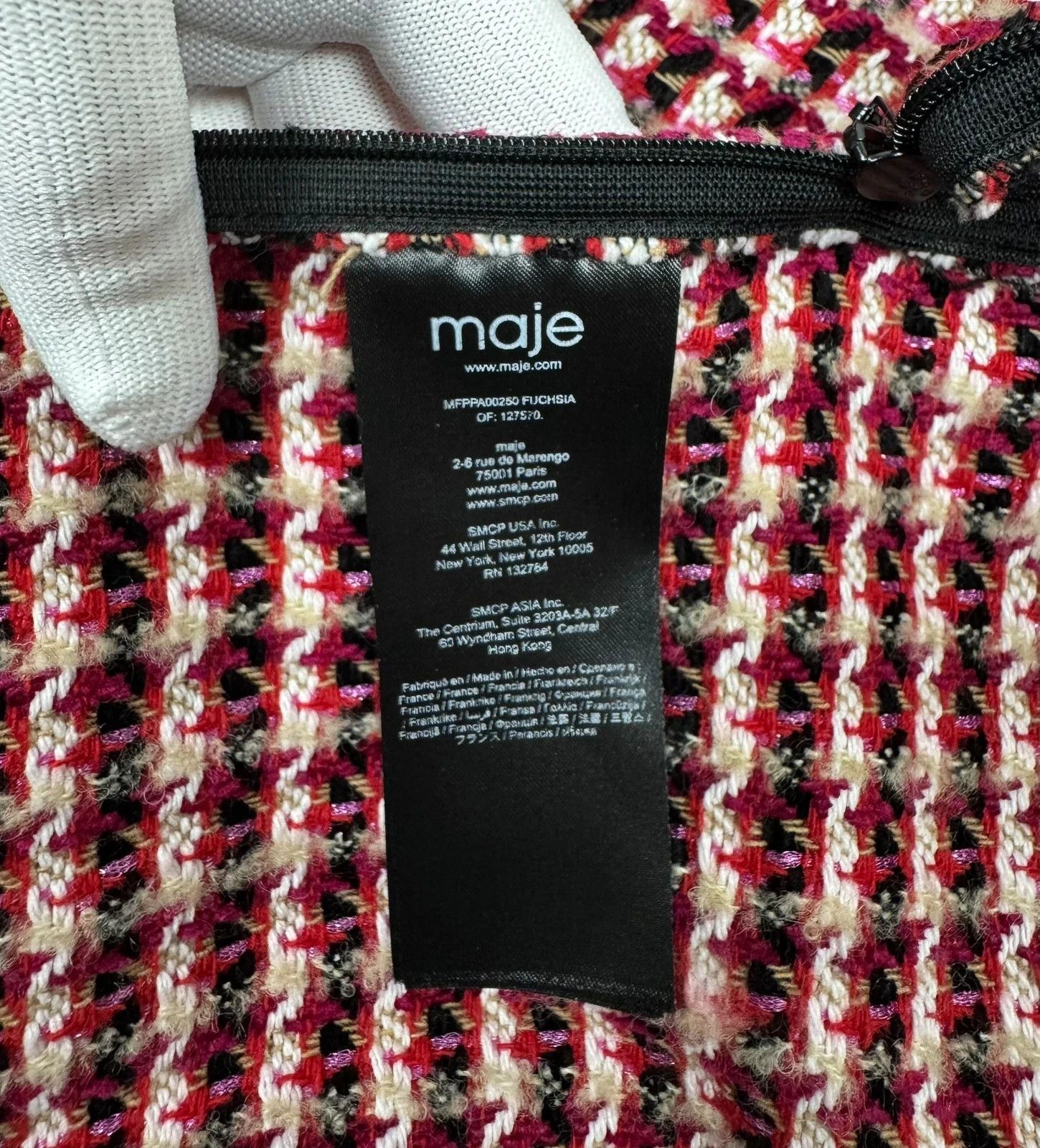 Maje Maje Wide Leg Tweed Pants size 36 Size 26" / US 2 / IT 38 - 10 Thumbnail