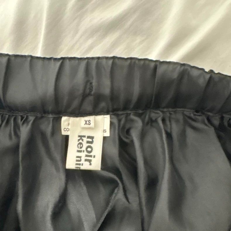 Other Comme des Garcons size XS Black retro lace overskirt Size 23" - 7 Thumbnail