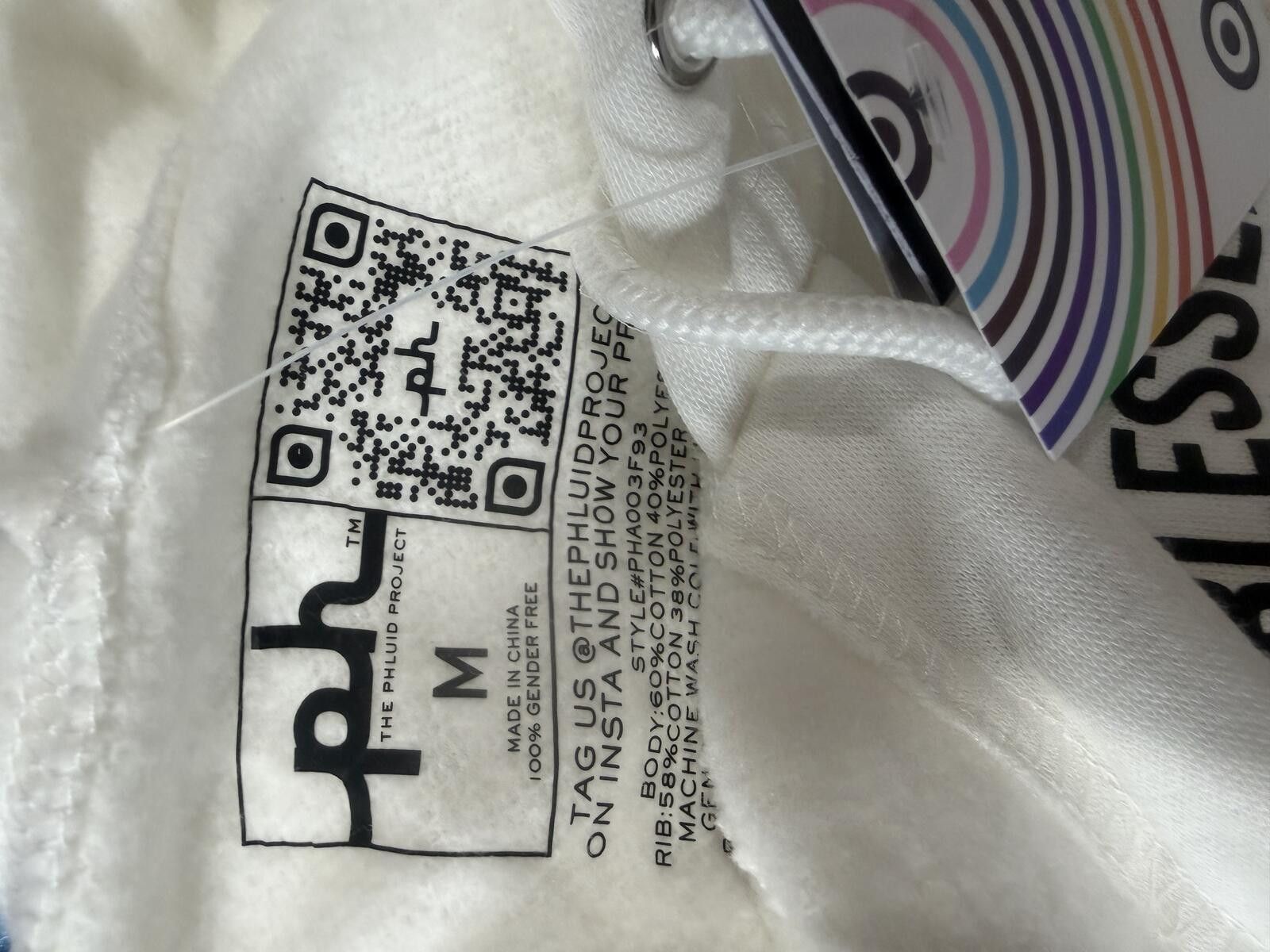 Target Basics Pride Hoodie The Phluid Project White Hoodie XL size cod3 Size XL / US 12-14 / IT 48-50 - 8 Thumbnail